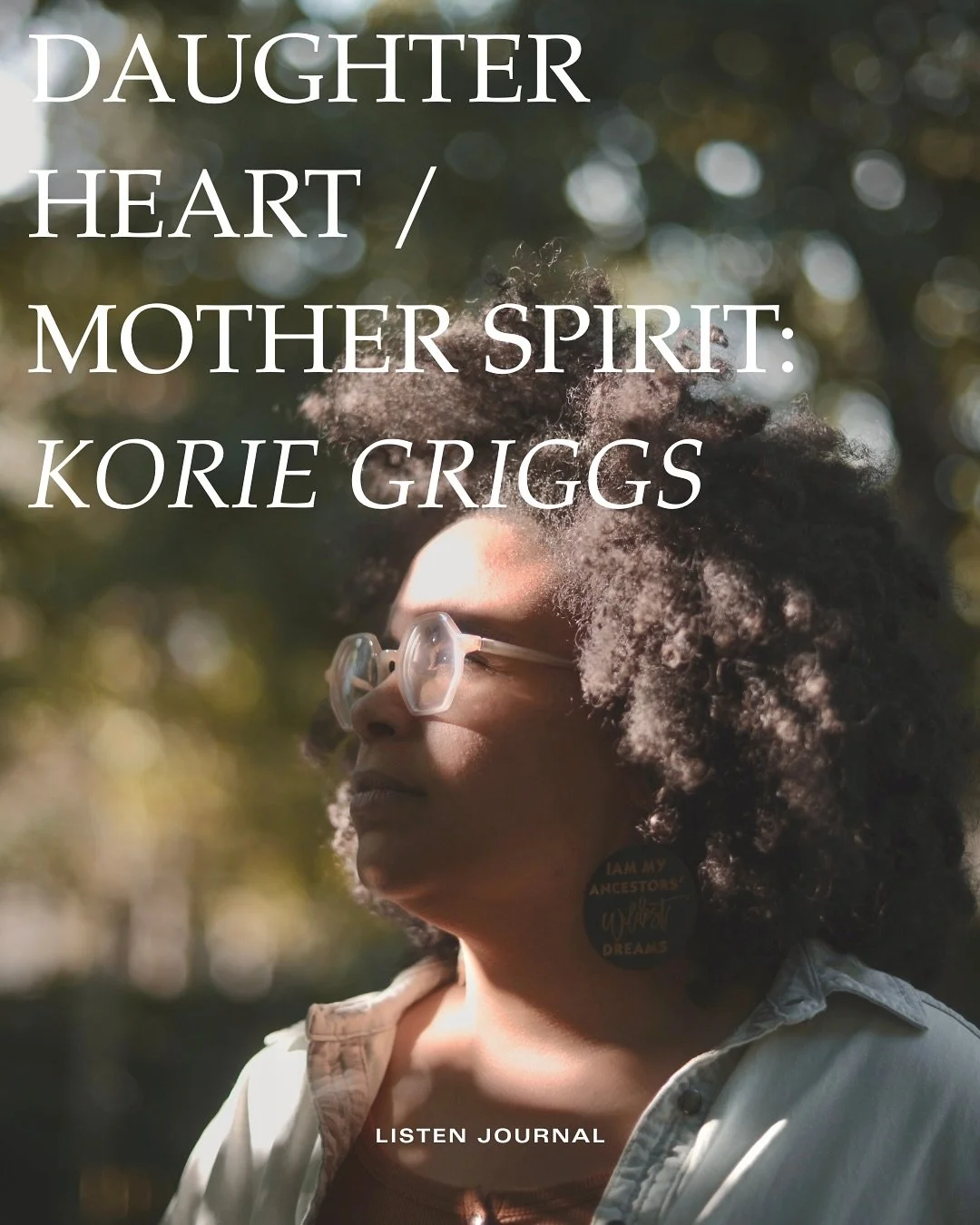 In our latest &ldquo;On Motherhood&rdquo; release @koriegriggs pens a conversation between her own self and her mothers spirit, exploring the power of ancestral connection and what it means to grieve those we&rsquo;ve lost 

You can now find her piec