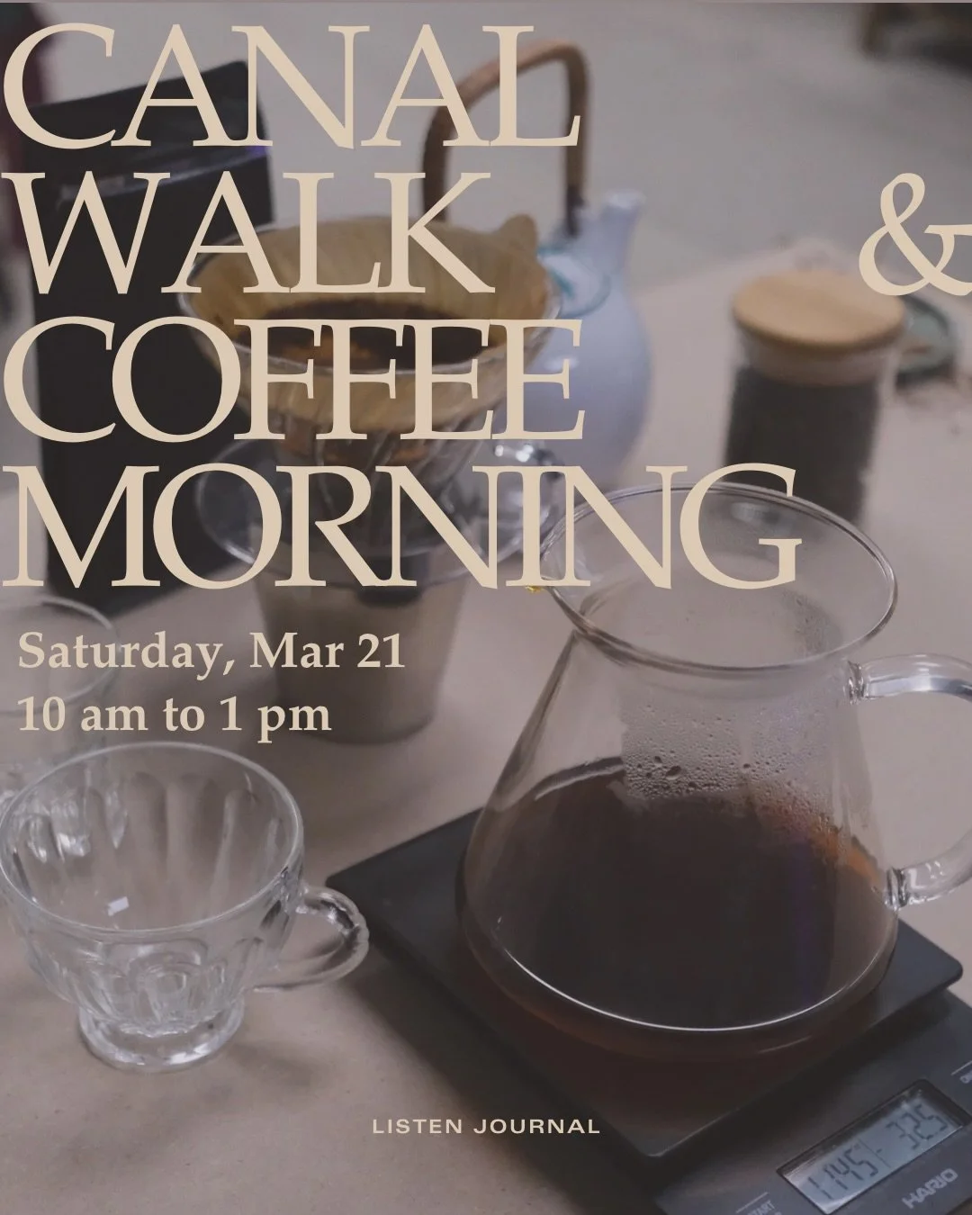 Join us this Saturday for a canal walk &amp; coffee morning in partnership with @poplarunion 🤎