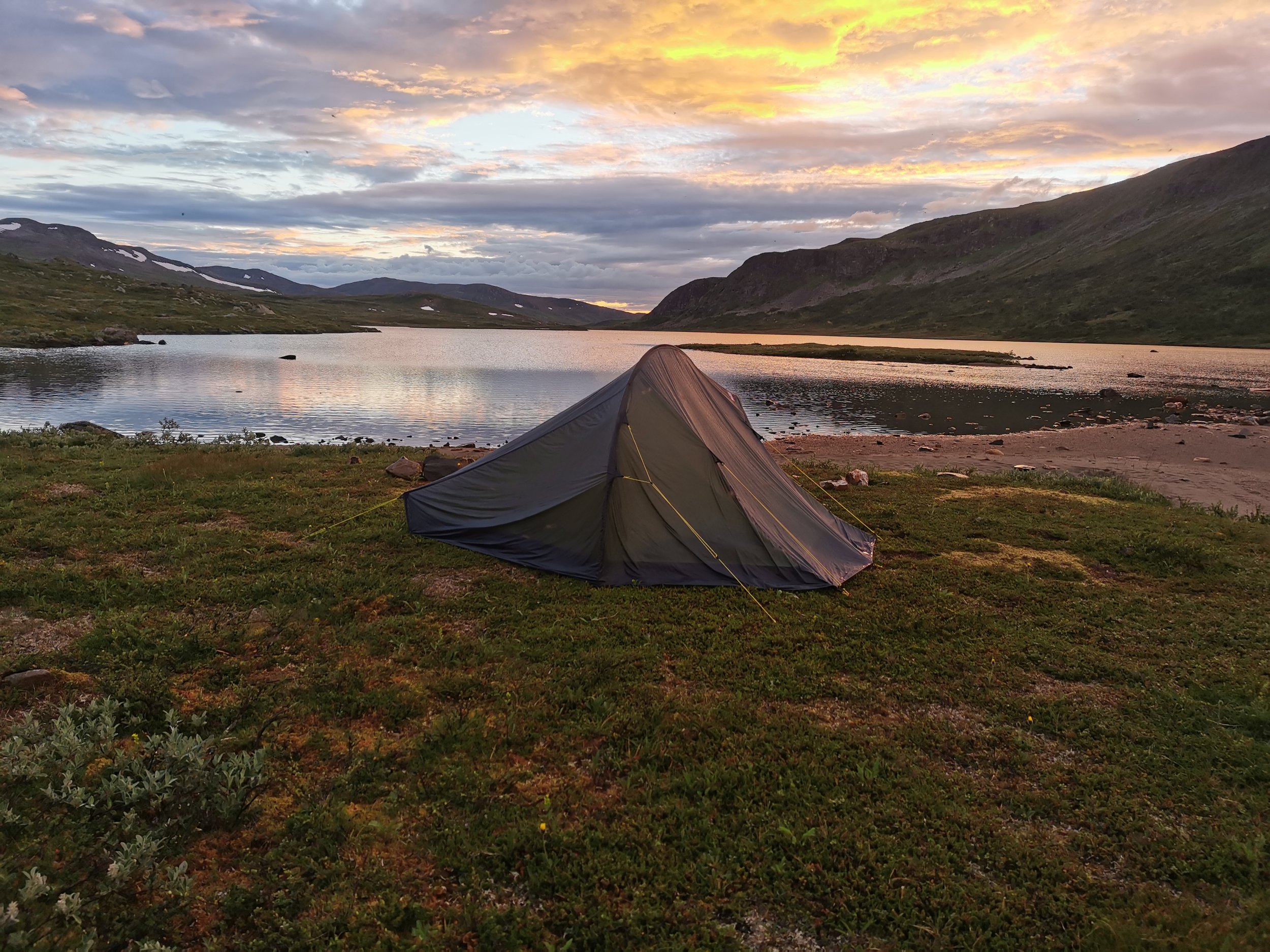 Telttur i Børgefjell. Foto: Børje Moen, 2021