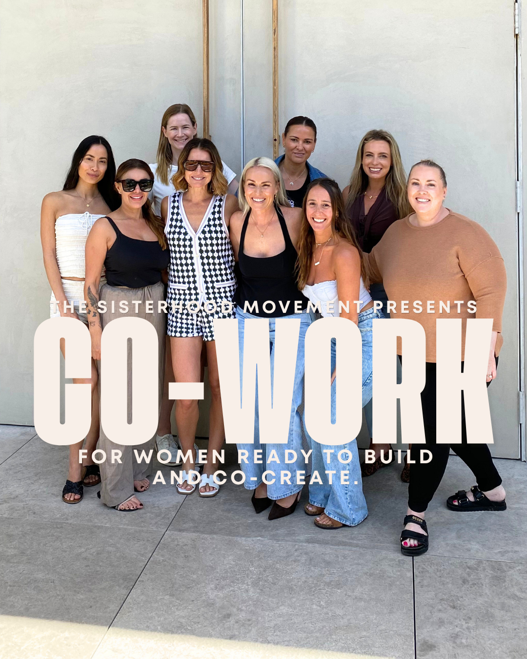 CO WORK by The Sisterhood Movement, a morning for women in business to connect, share ideas and work together. Monday 26 October, 9am to 12pm at Lito, Burleigh Heads.