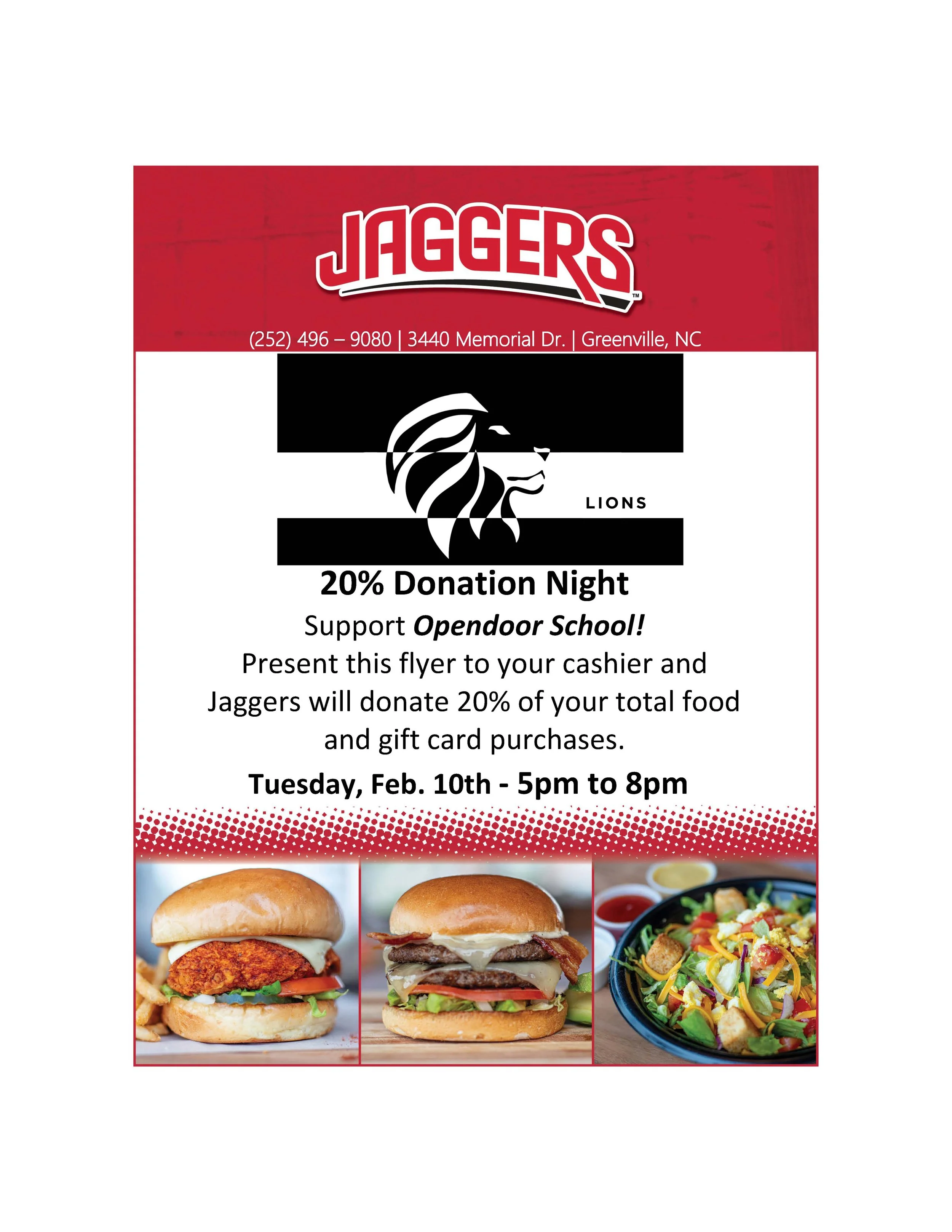 Jaggers Flyer