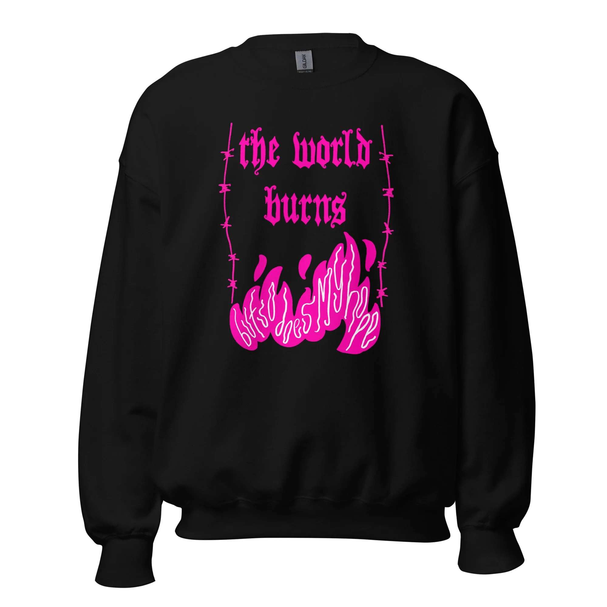 The World Burns (But So Does My Hope) Crewneck