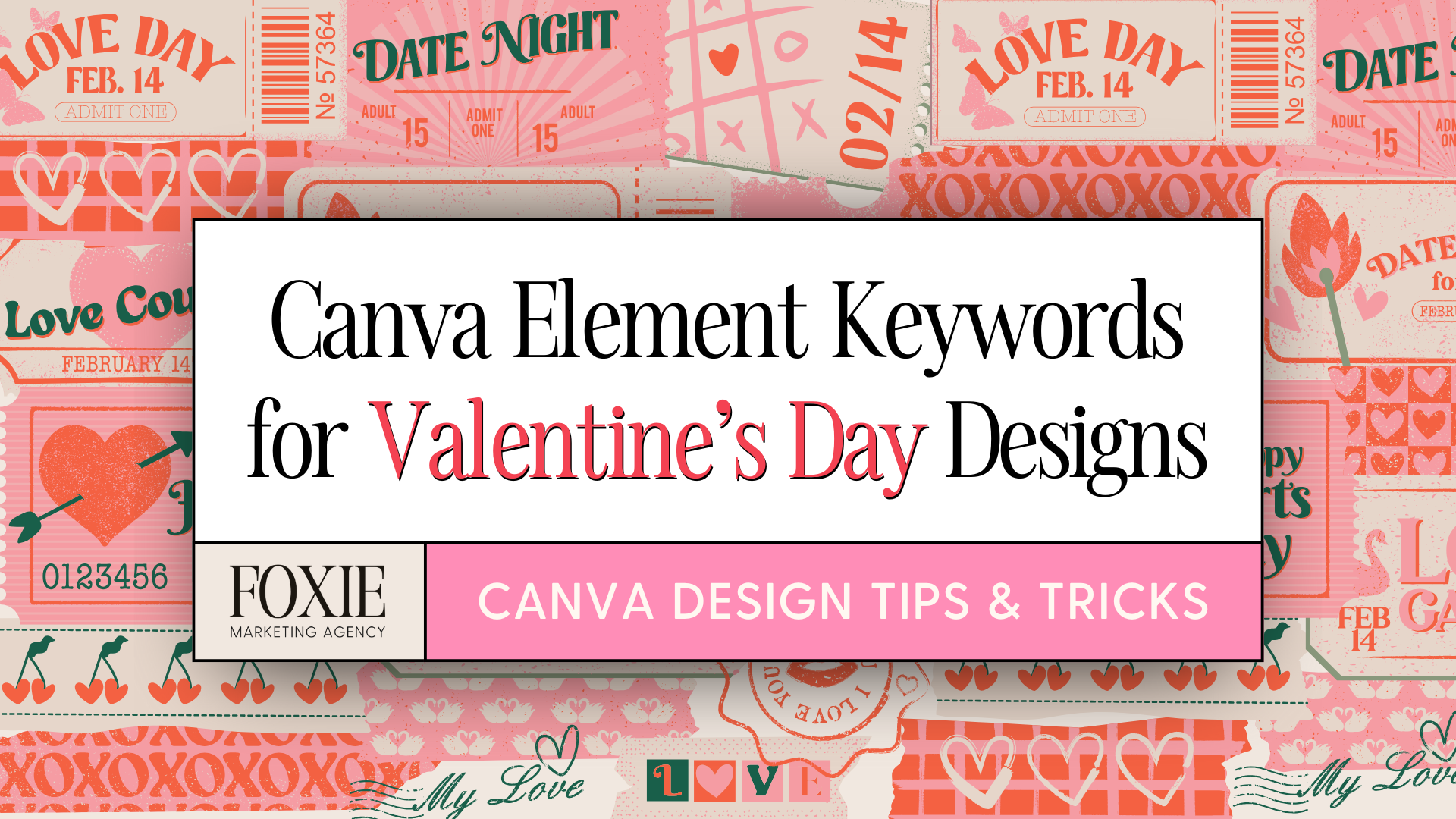 Canva Element Keywords for Valentine’s Day Graphic Designs