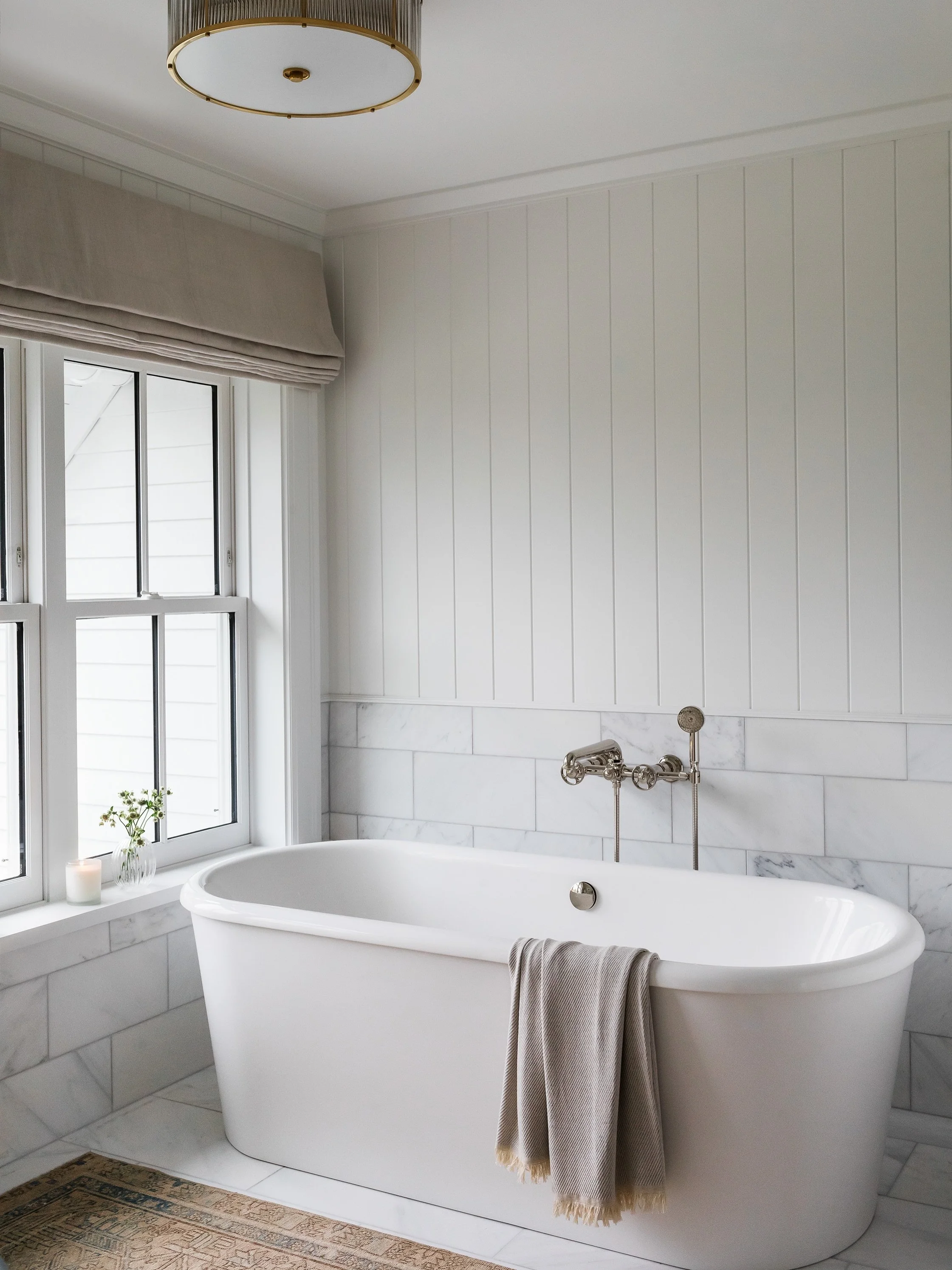 Same bathroom, different view. Pretty all the same. 

Interiors: @megmcsherryinteriors
Builder: @wellenconstruction 
Photographer: @joyellewest