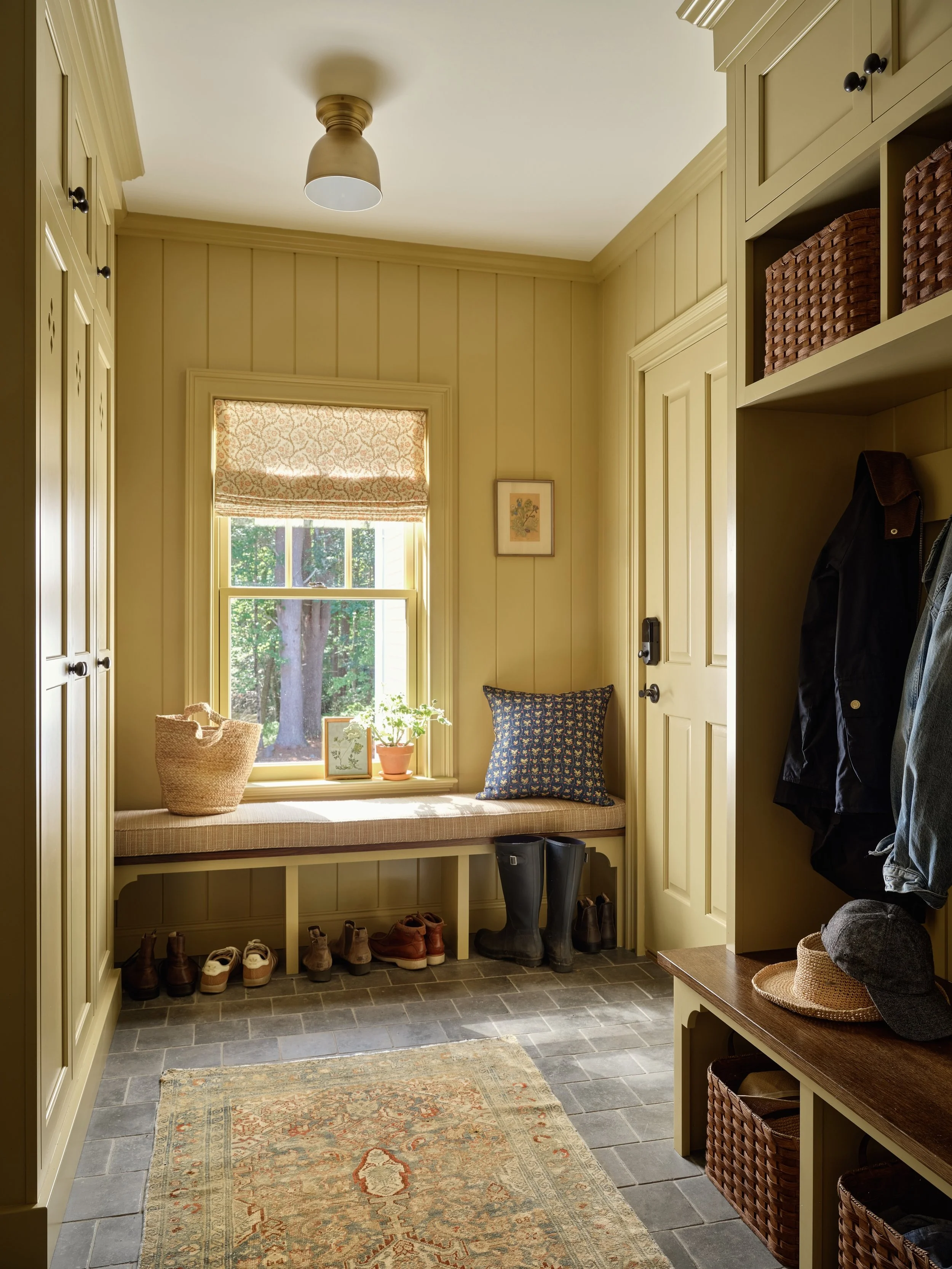 Yellow + Mudroom = What dreams are made of.

Interiors: @megmcsherryinteriors 
Builder: Finelli Building
Photographer: @seanlitchfield 
Stylist: @matthewgleasonstylist