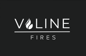 Vuline Fires logo with stylized flame symbol