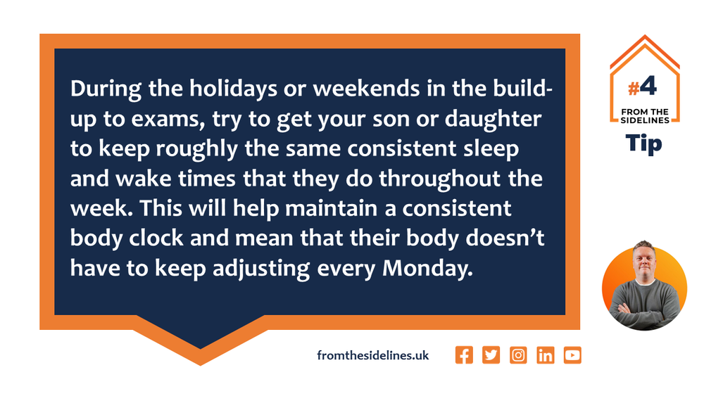 bonus tip infographic about sleep