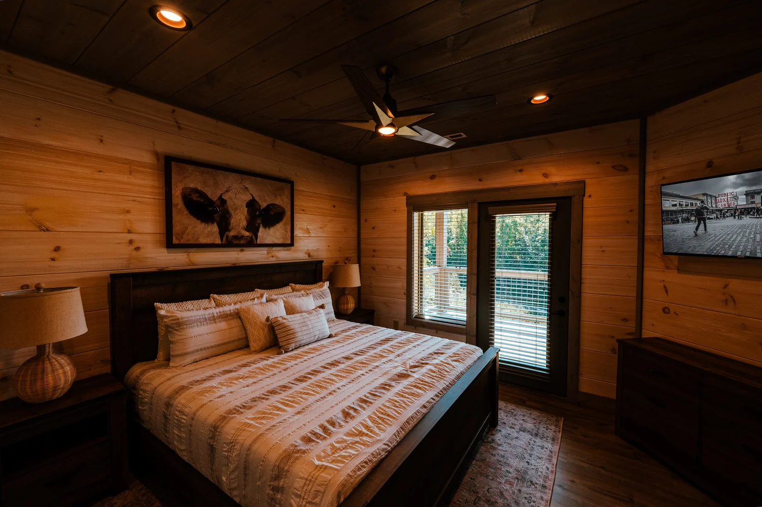 Professionally photographed vacation rental interior