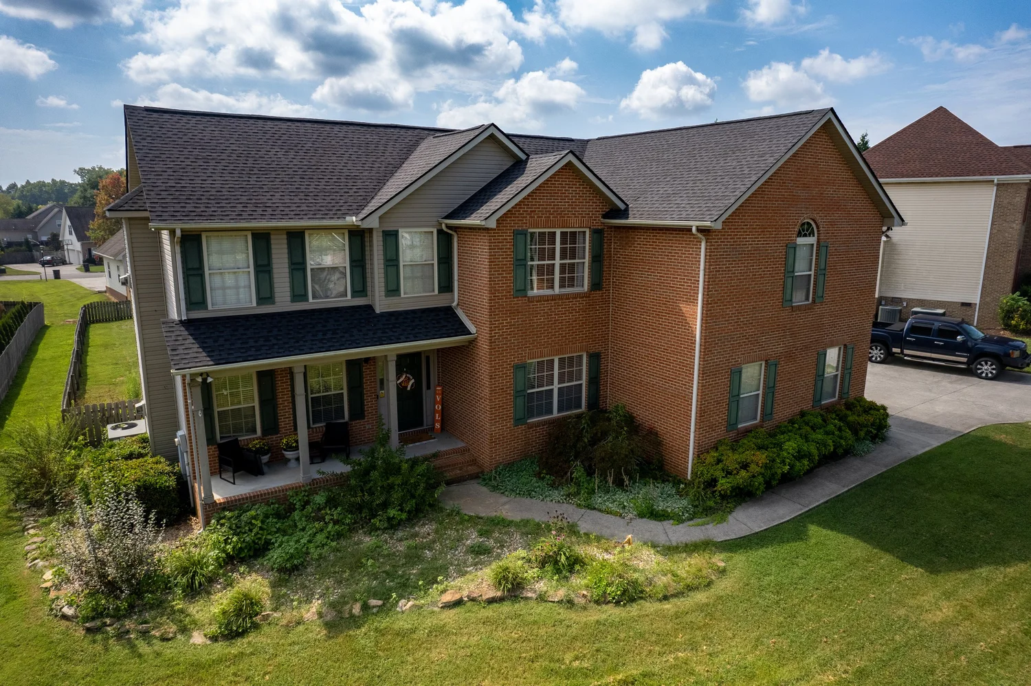 Aerial property photography