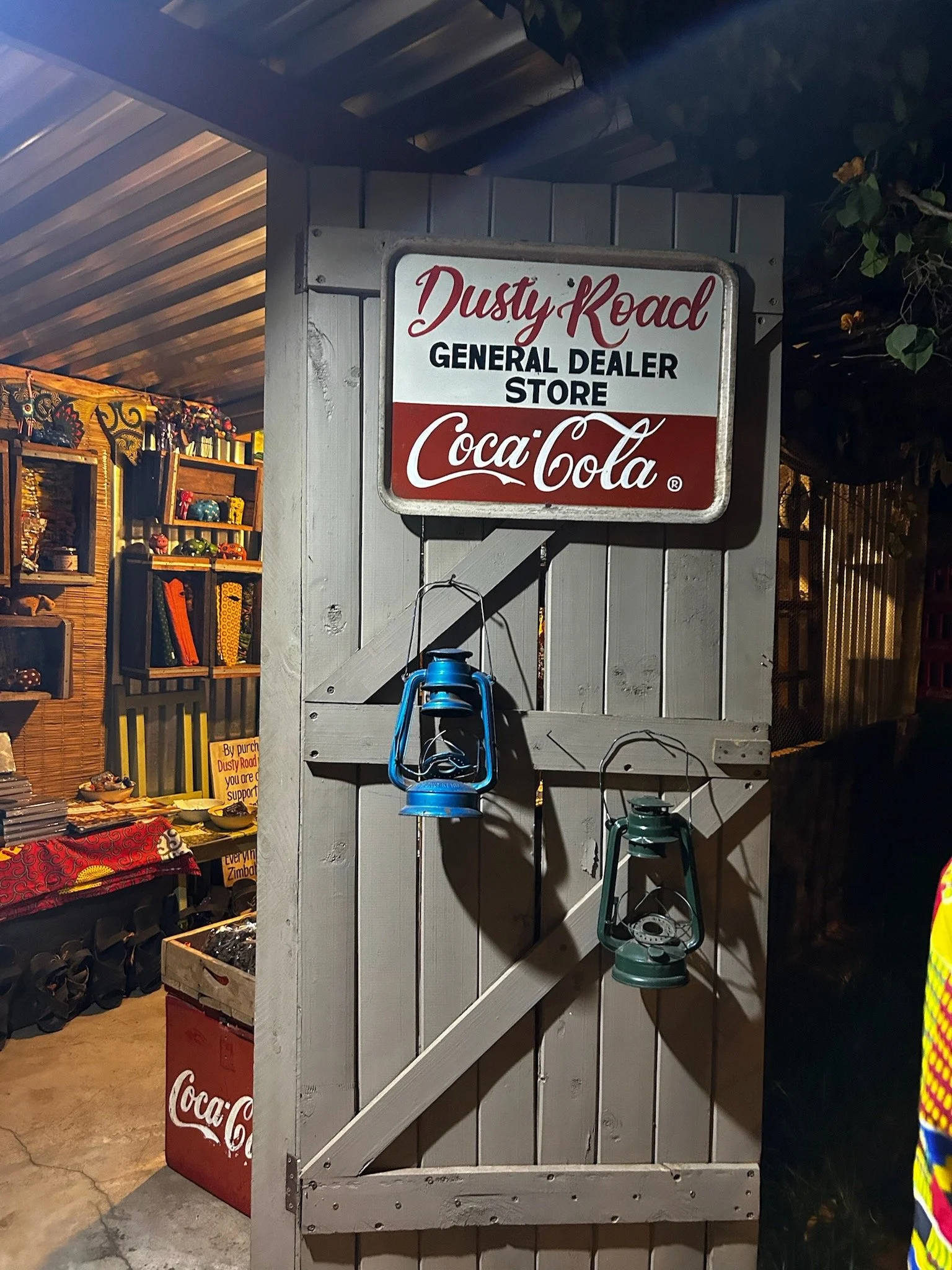 "Traditional dinner at Dusty Road, Victoria Falls, during Together we Breathe's Africa wellbeing retreat"
