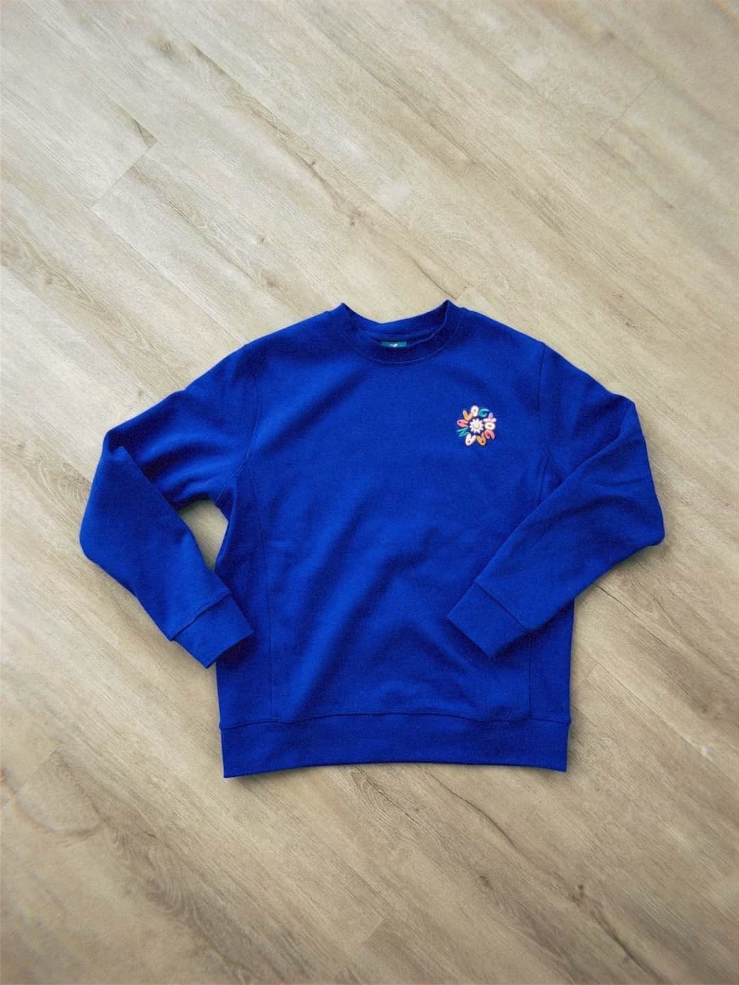 Sweatshirt * Cotton Crewneck Royal Blue