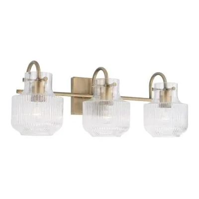 Dylan Aged Brass Vanity Light