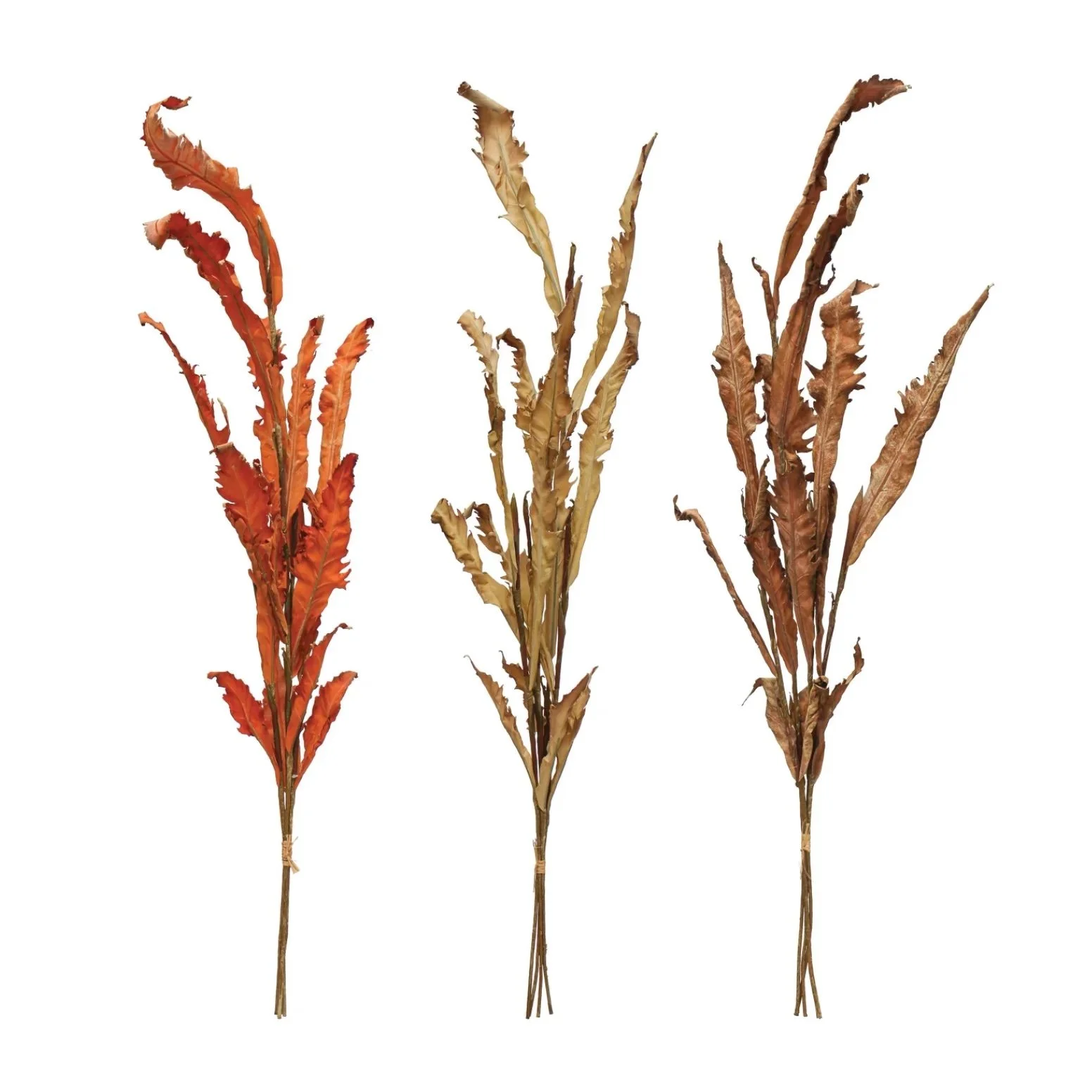 Faux Wide Leaf Bunch
