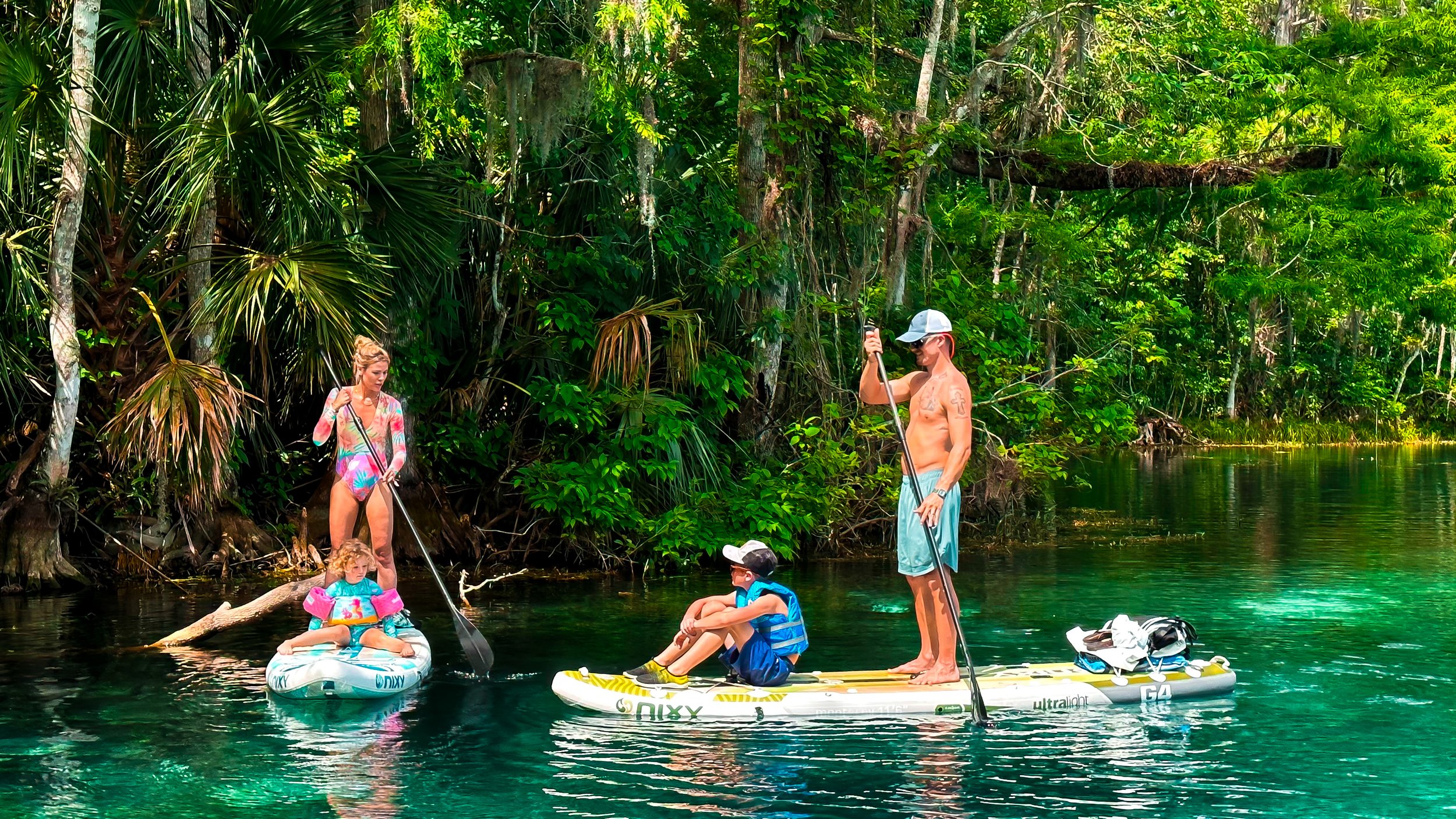 Family Paddle Board Silver Springs.jpg