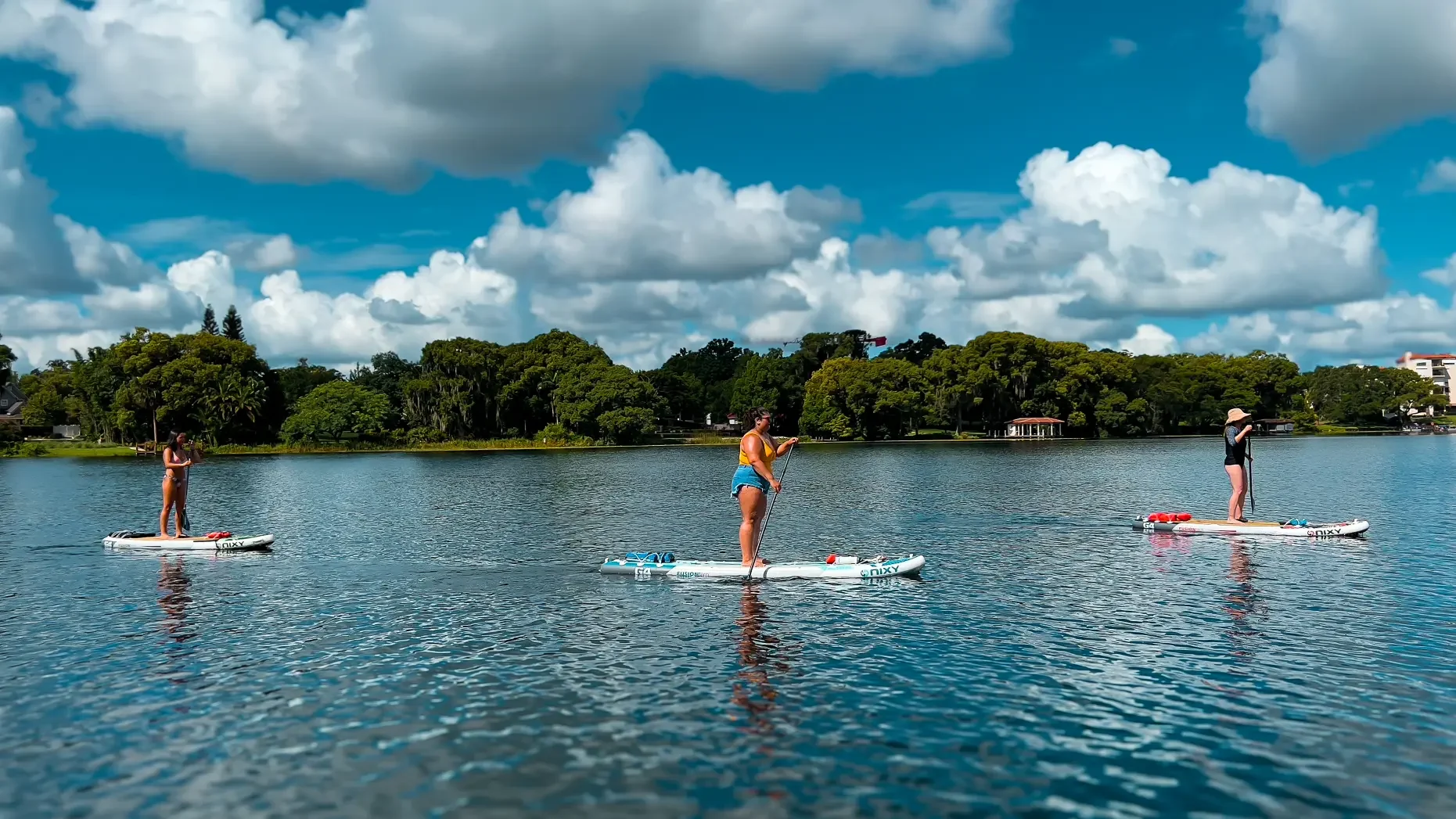 Paddle tours in Orlando with Otter Paddle Orlando on Lake Conway.