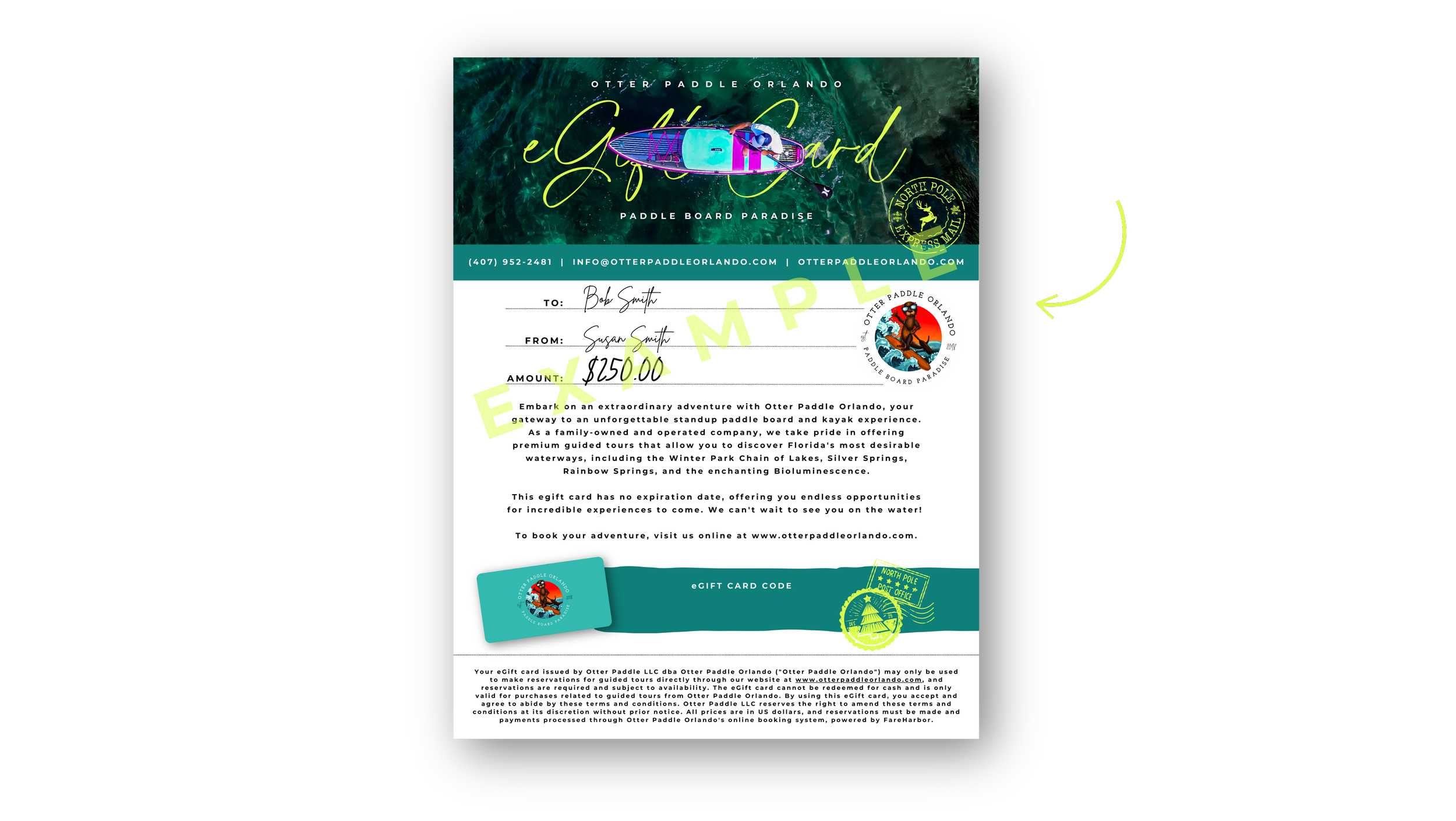 Give the gift of paddleboarding adventure this holiday season with Otter Paddle Orlando.