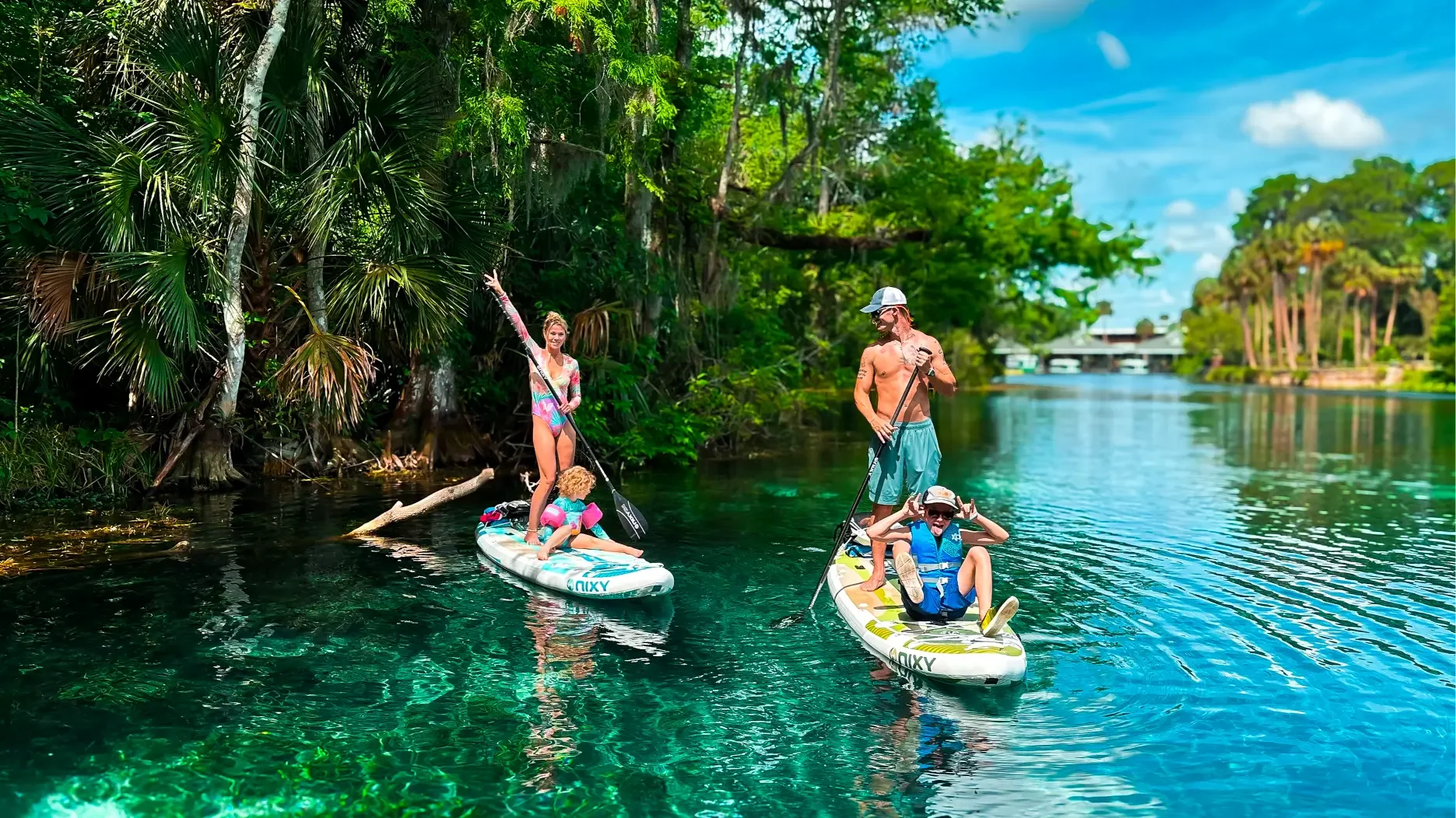 Family paddle tours with Otter Paddle Orlando at Silver Springs. 