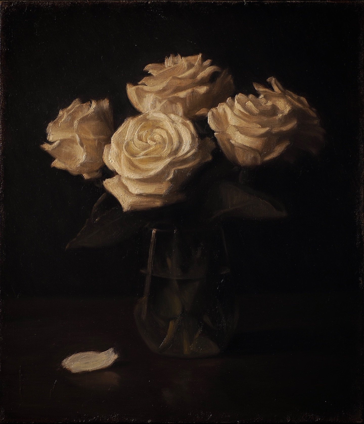 &raquo;Wei&szlig;e Rosen&laquo;
(&raquo;White Roses&laquo;)

2024
Oil on linen
35 x 40 cm

AVAILABLE

&bull;

This painting alongside others is currently available at a 15% DISCOUNT in my holiday STUDIO SALE, ending on December 8. Follow the link in 