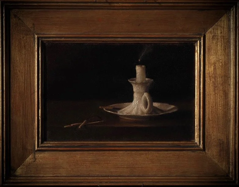 A selection of still life paintings that are framed and available for purchase.

Send me a message for more information on any of the pieces or visit my website at: 

carlnikolasvontiedemann.com/available-works

&bull;

I)

Burnt Out
(Ausgebrannt)

2