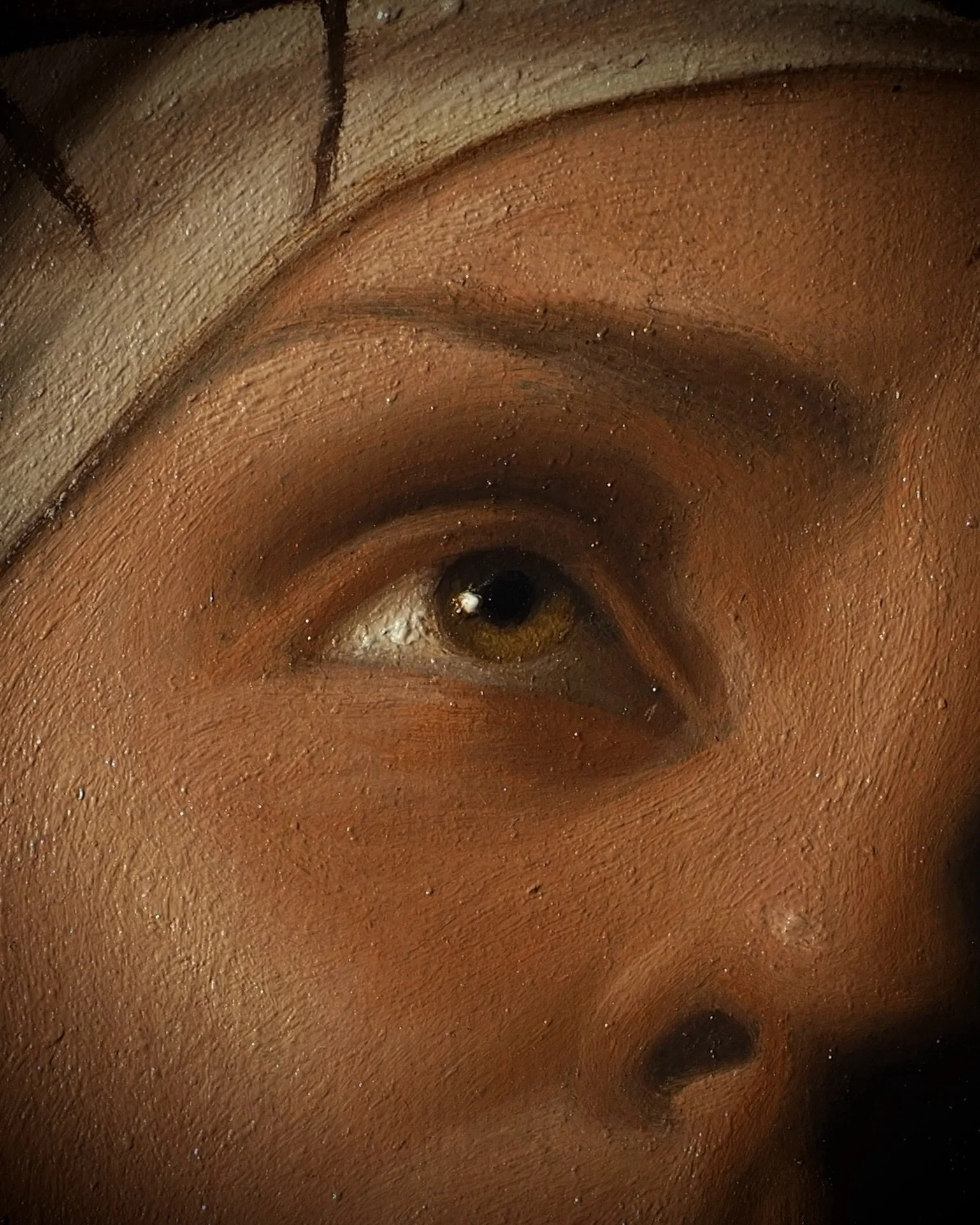 The passionate gaze of a saint &hellip;

&bull;

#carlnikolasvontiedemann #saintcatherineofsiena #classicalpainting #catholicart #oilpainting