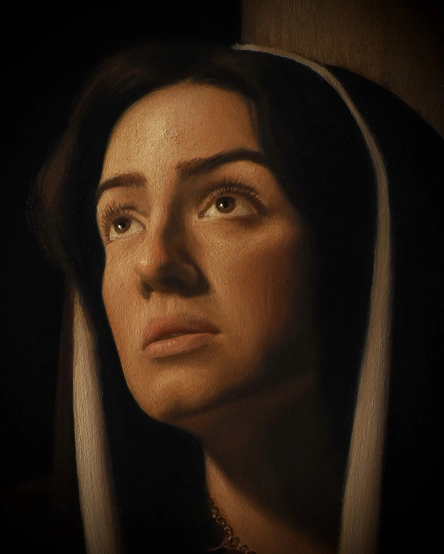 Details from a recent commissioned painting &hellip;

&bull;

#carlnikolasvontiedemann #traditionalart #biblicalpainting #hannahssongofthanksgiving #detail