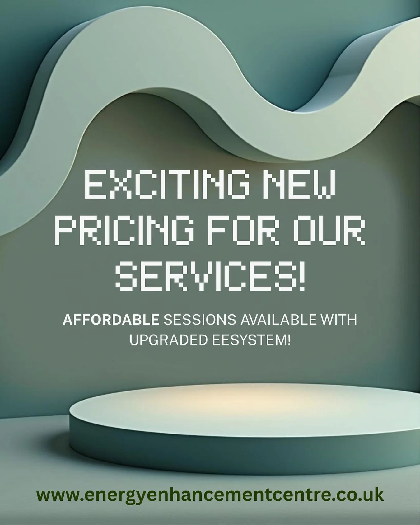 Check out our New Pricing !!! Since we have upgraded to 36 Unit Energy Enhancement System we decided not to increase the price and on the contrary we have made them more affordable than any time before. Visit our website and book your single session 
