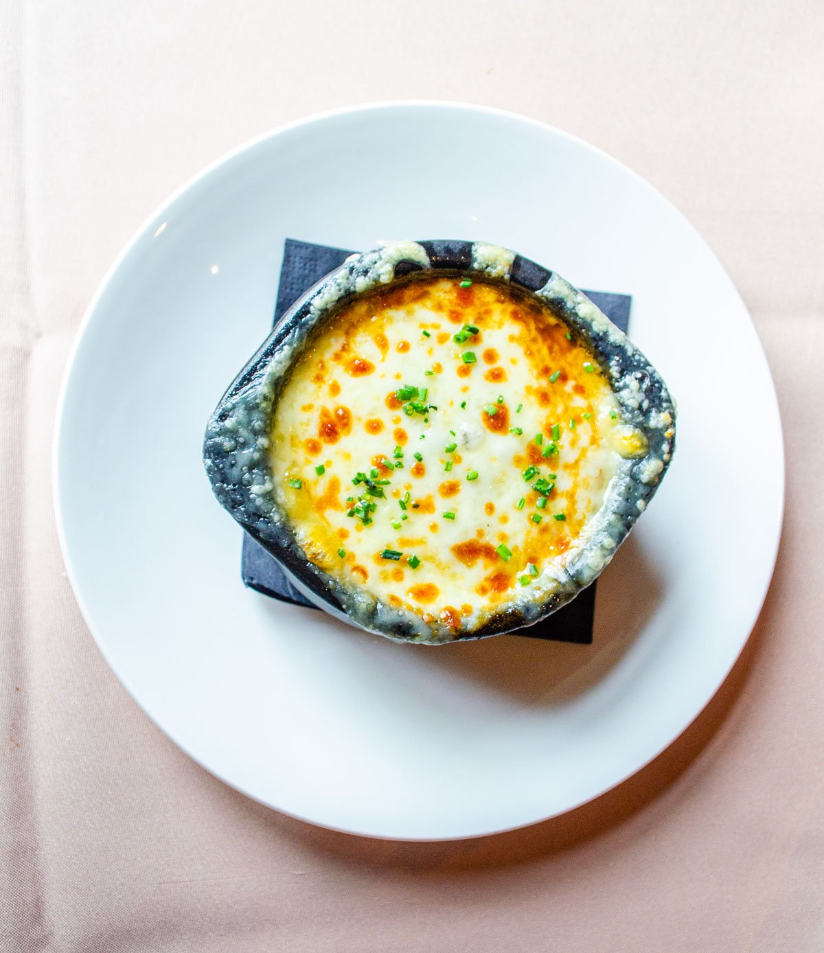 french onion soup at the tack room colorado