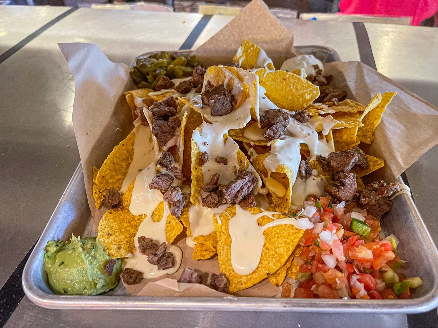 nachos with beef and cheese athletic grill colorado springs