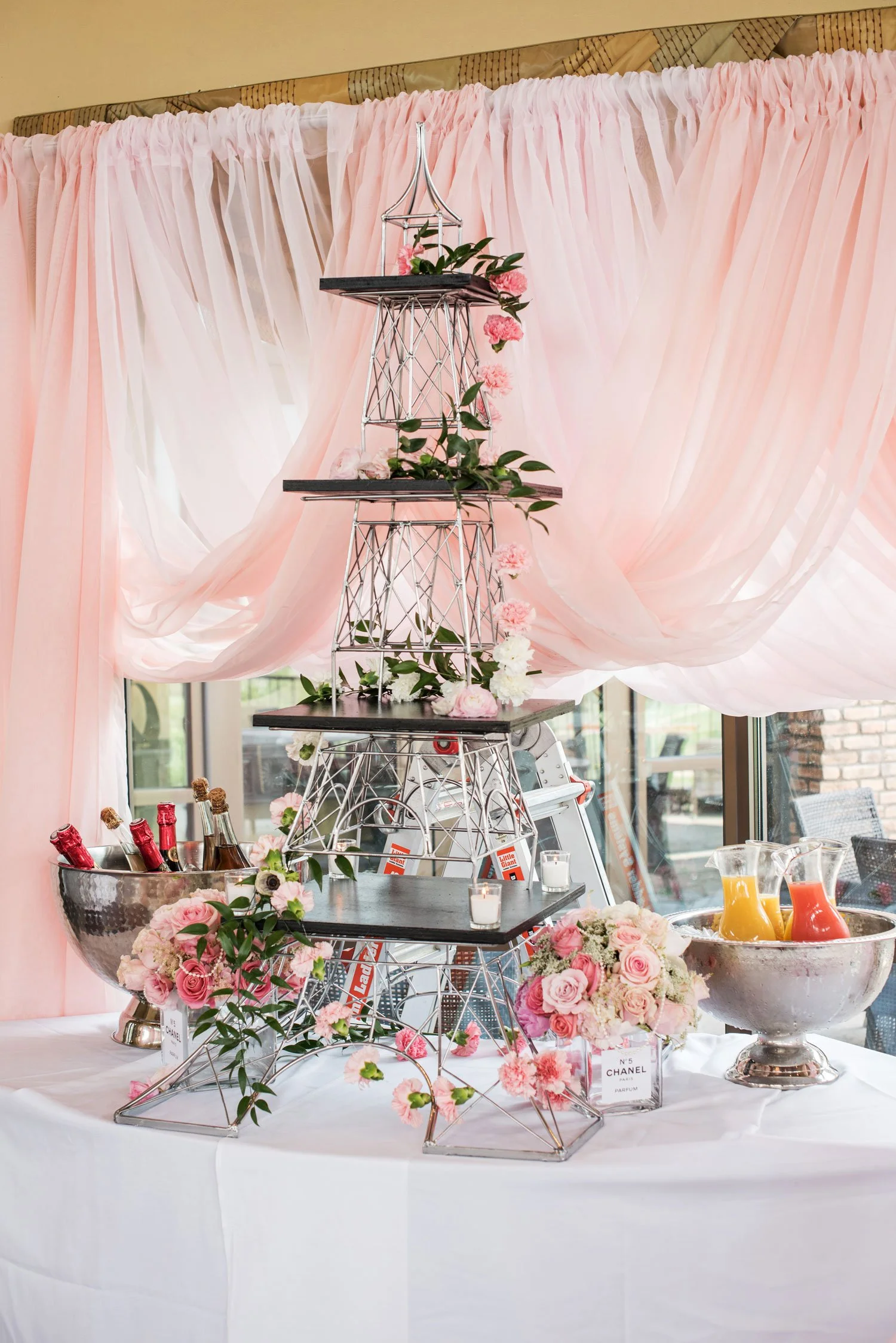 pink bridal paris bridal shower