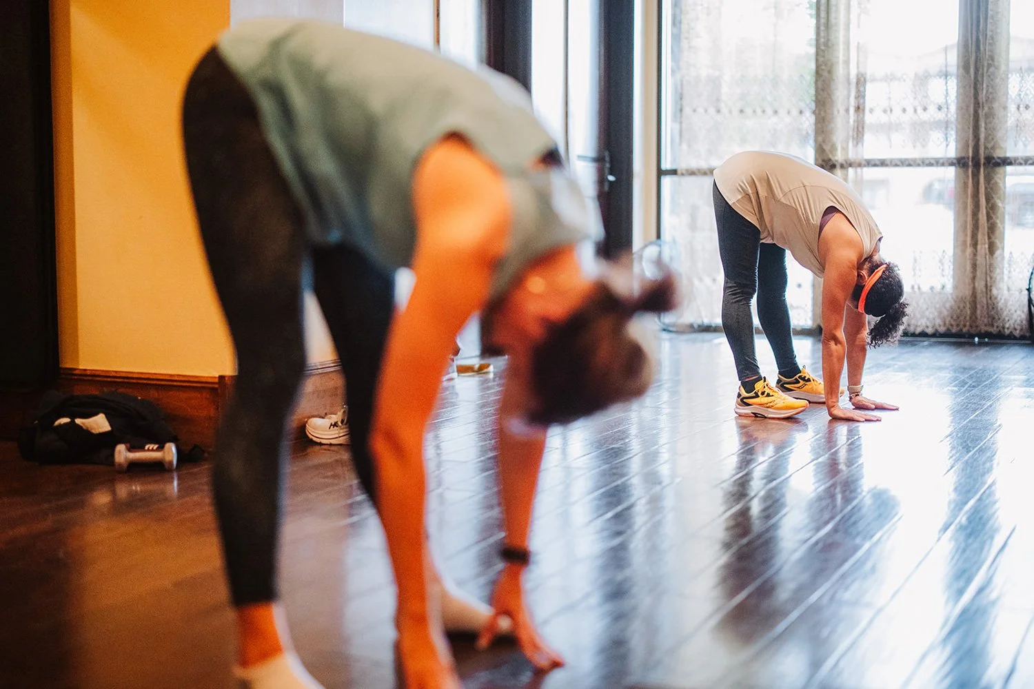 yoga class at the athletic club