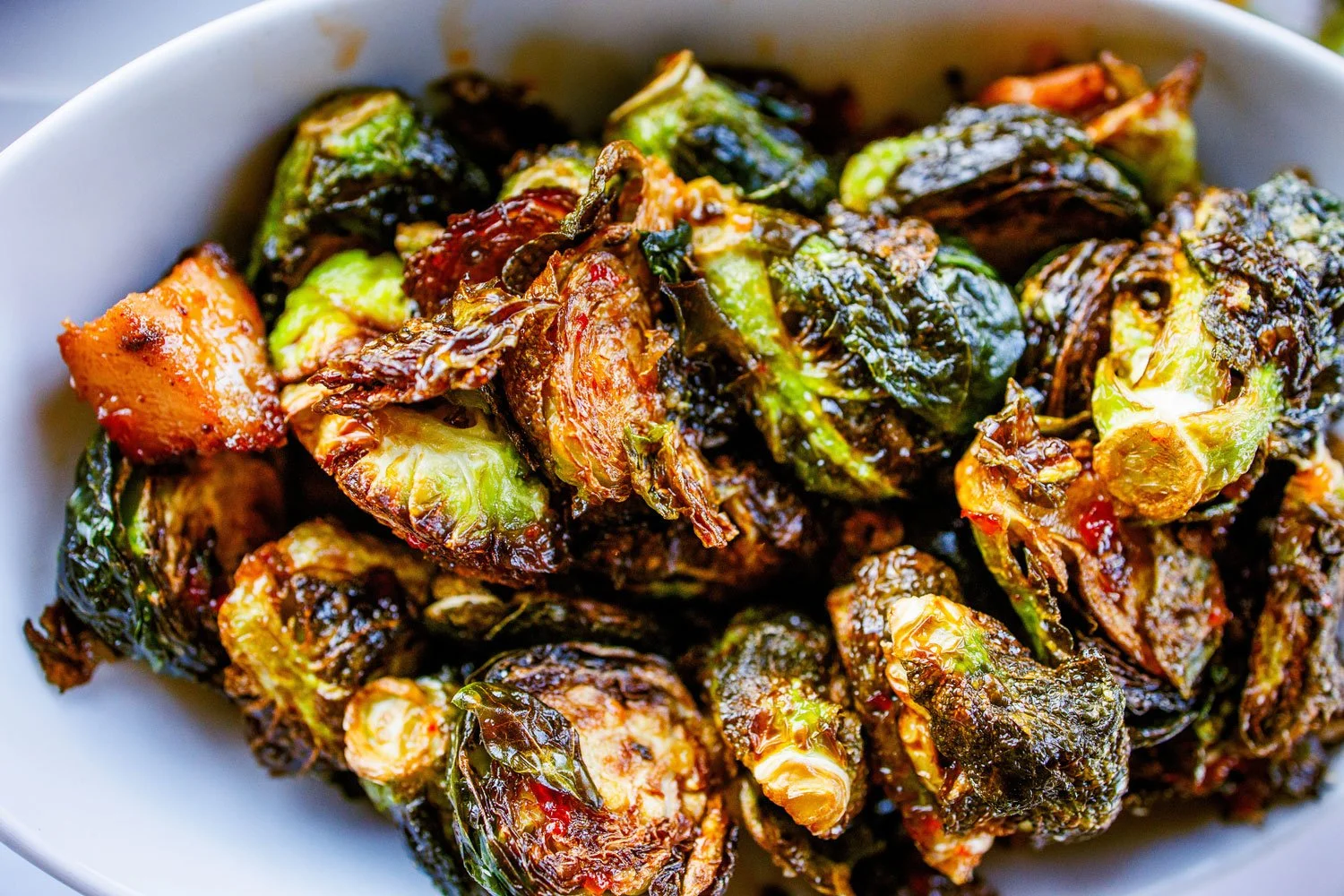 brussels sprouts at the steakhouse