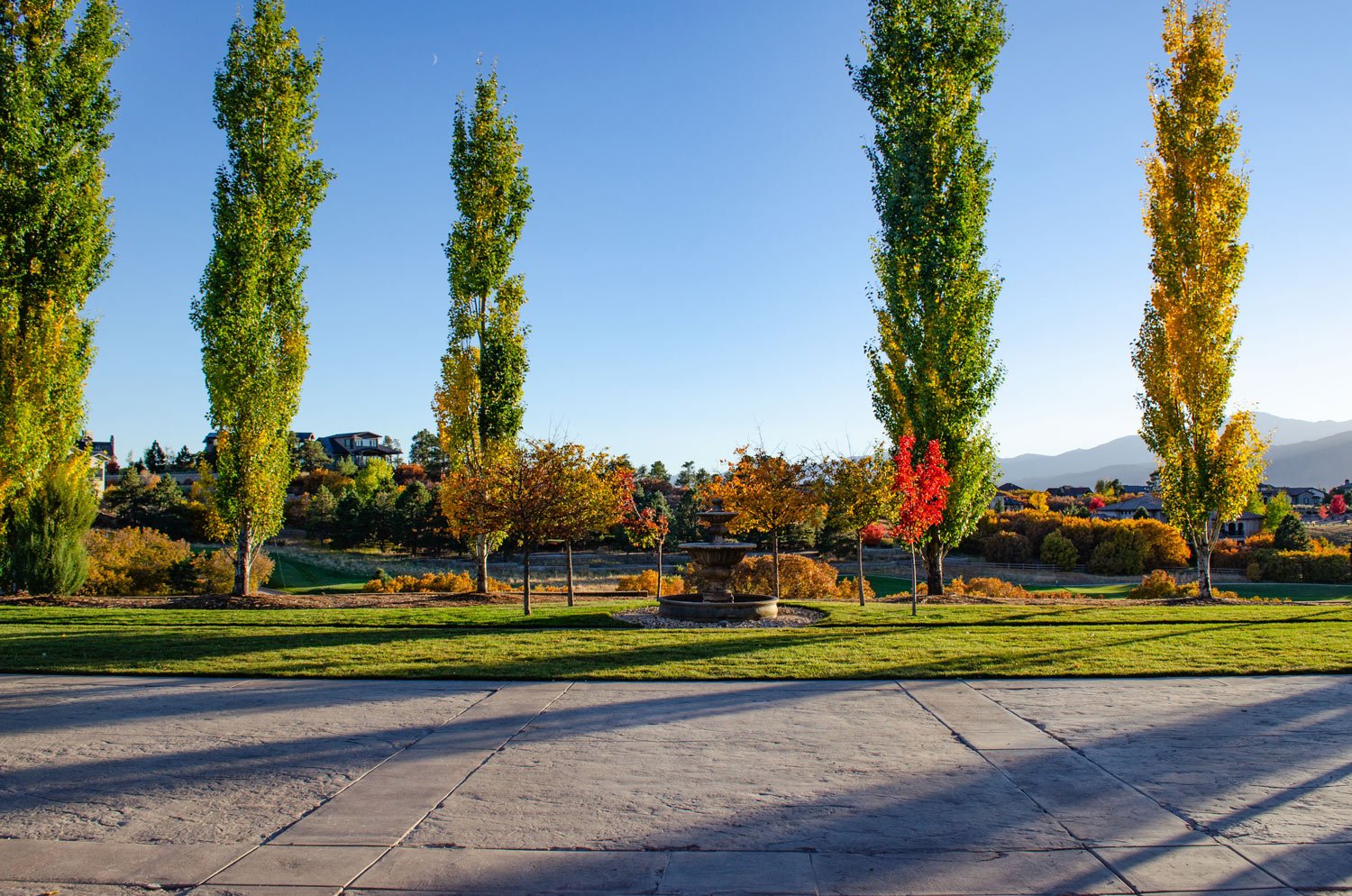 fall views from the steakhouse patio