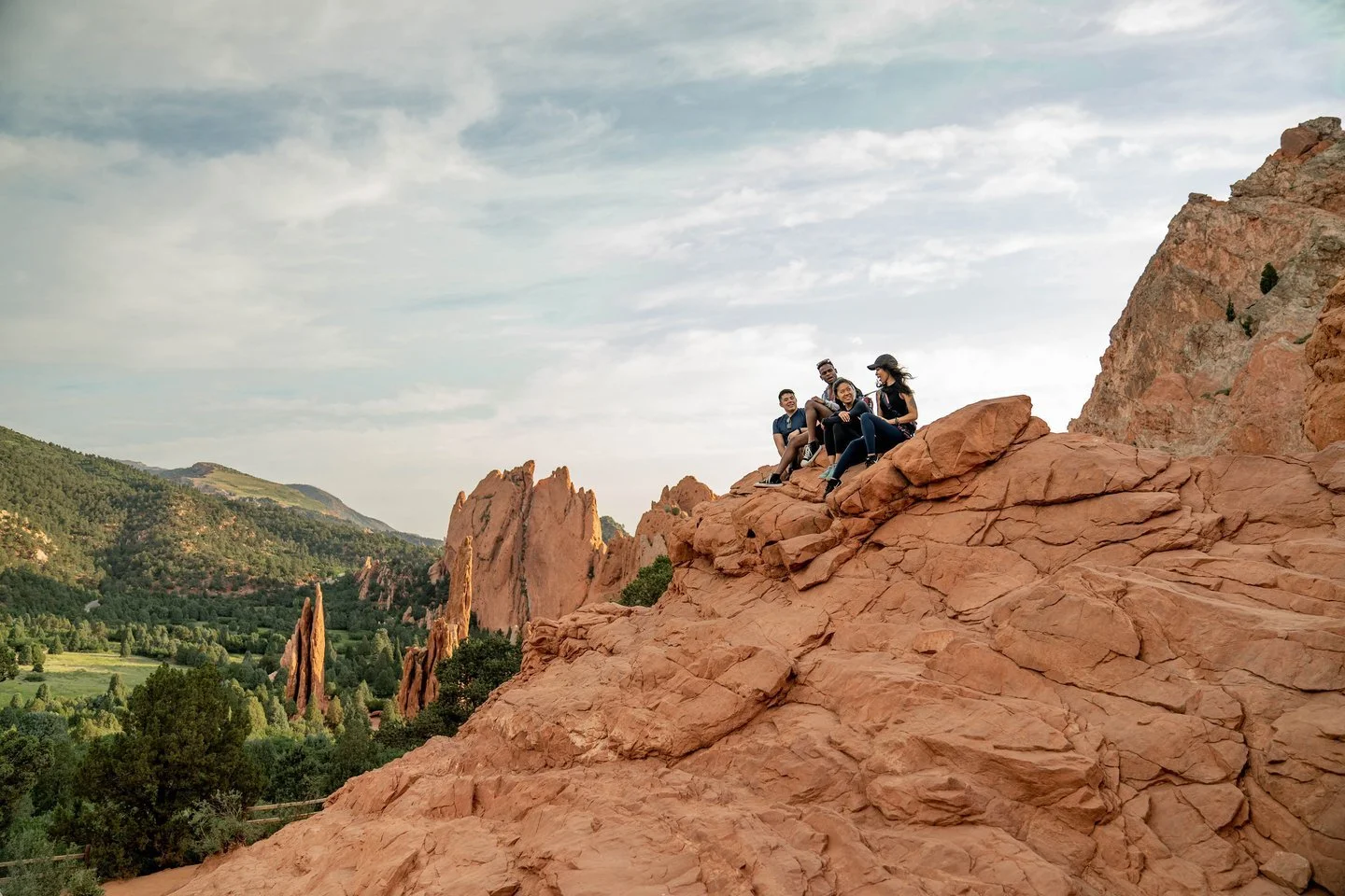 hiking at garden of the gods