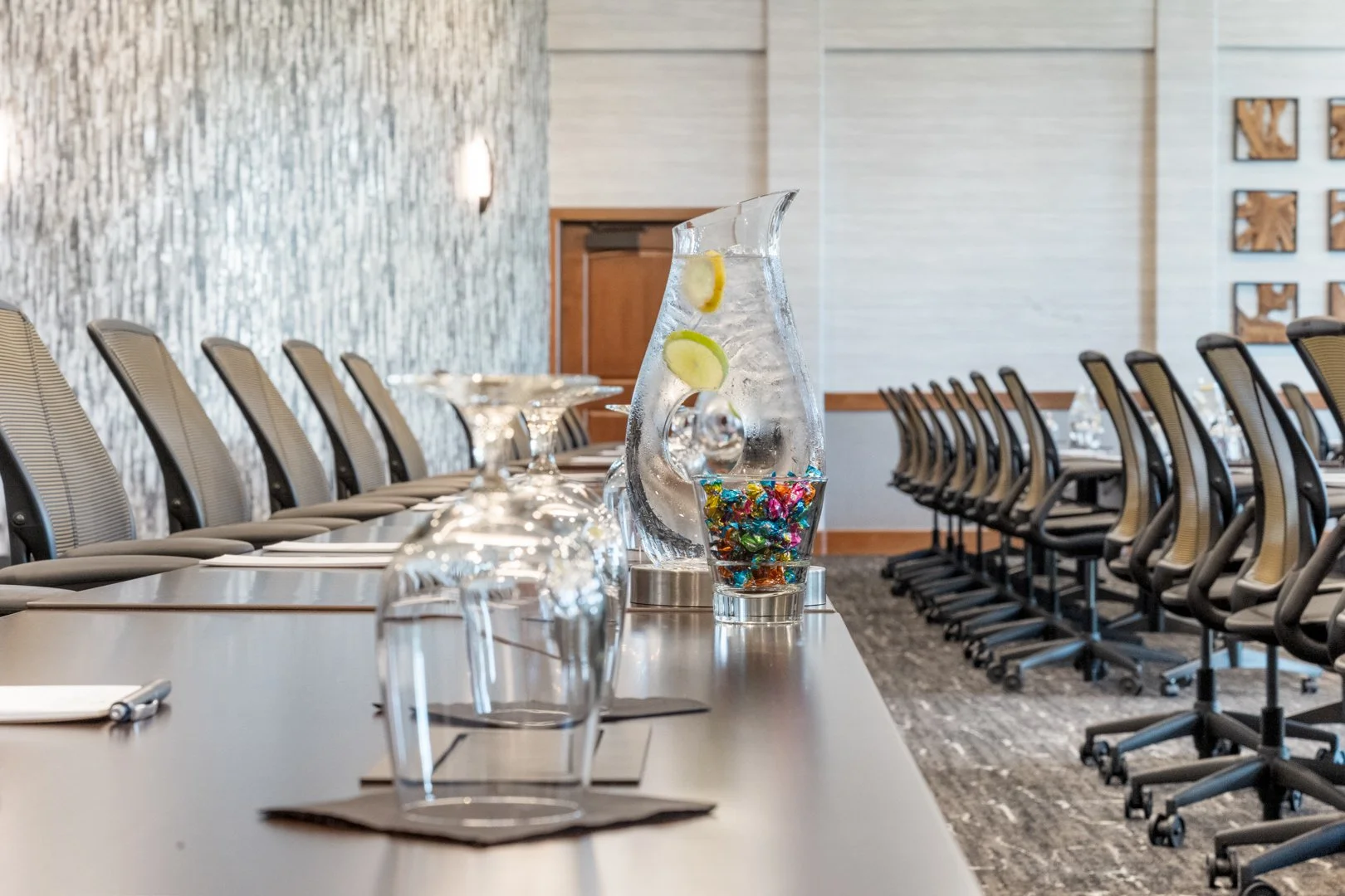 Group Conference with ergonomic conference chairs