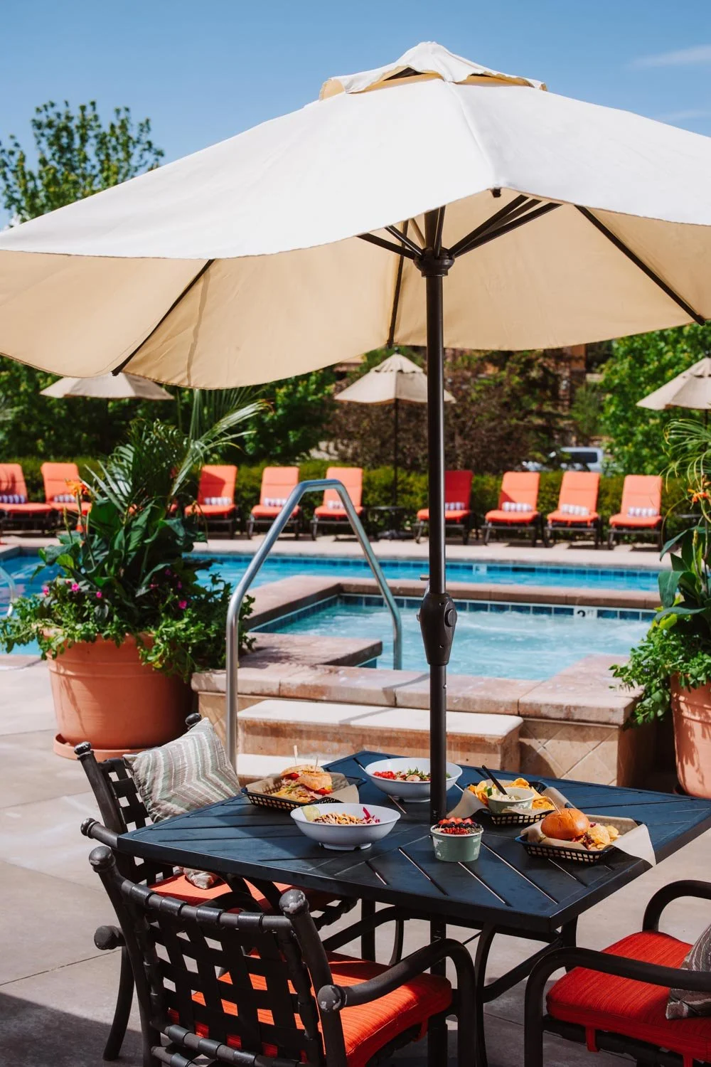 poolside athletic grill food