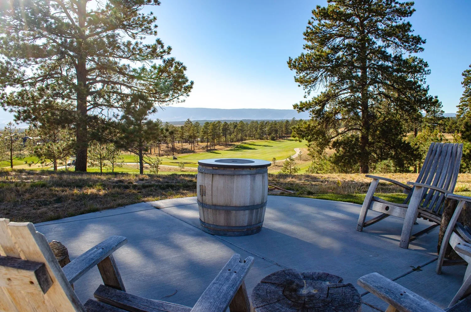 veranda view from north clubhouse