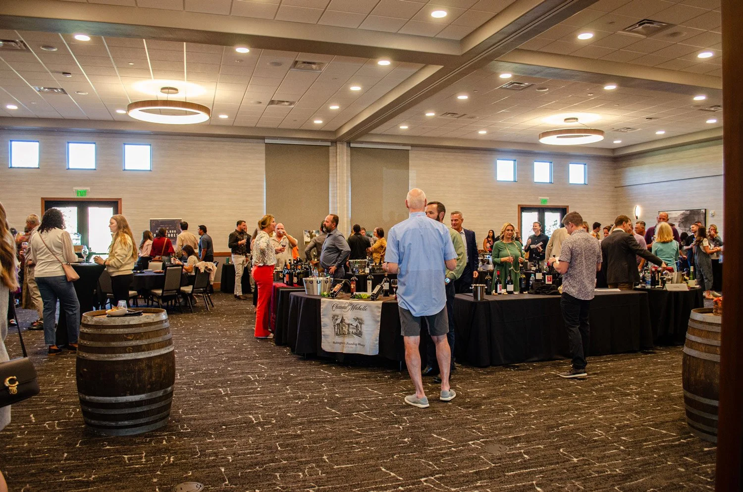 ample room to host a large group event in the barolo ballroom 