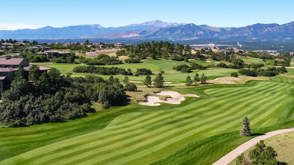 aerial image of the weiskopf golf course back nine holes