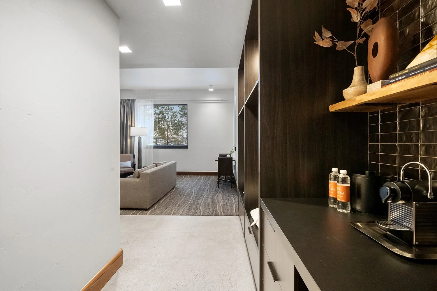 complimentary coffee in deluxe suite