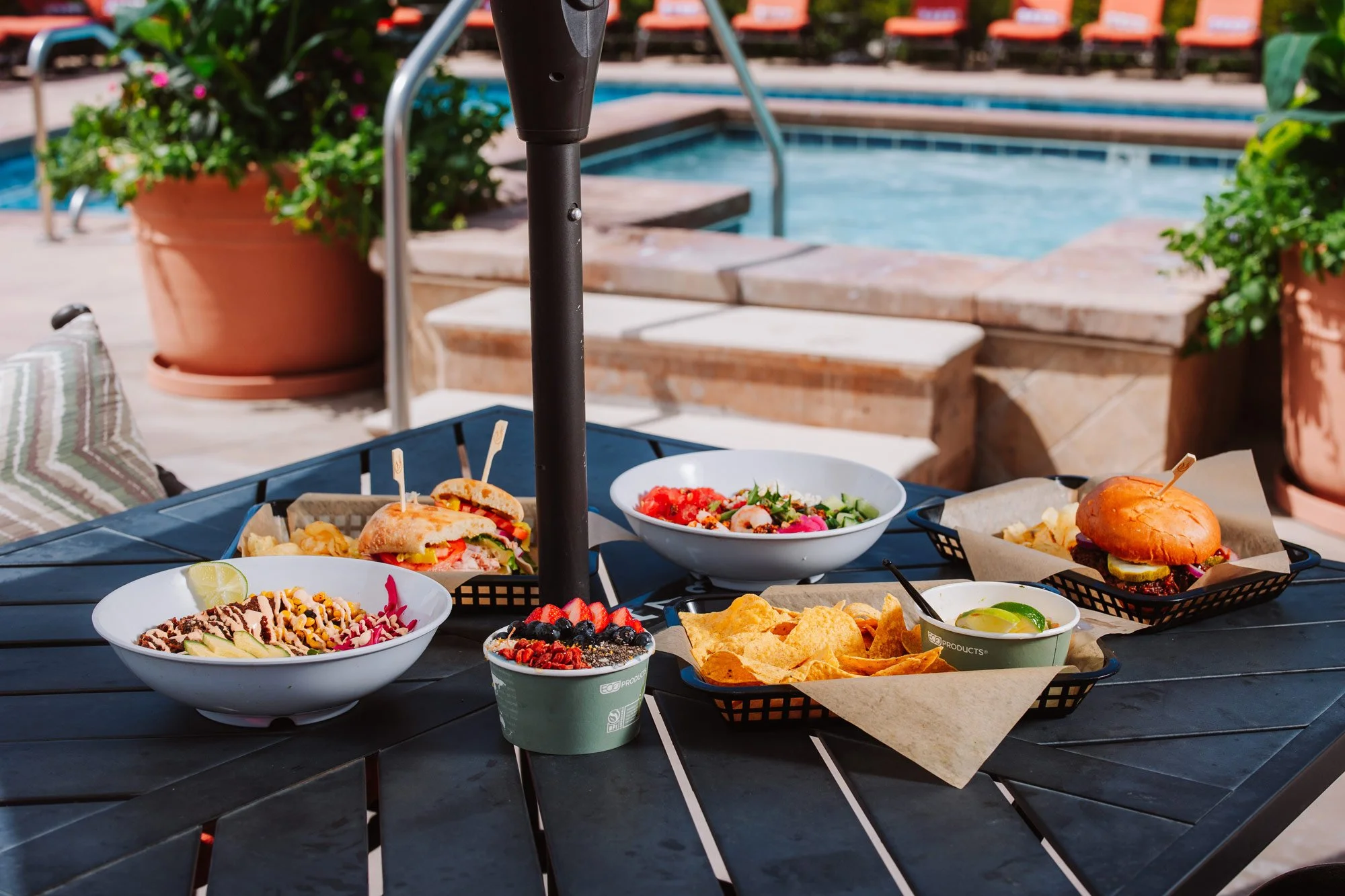 Athletic grill food