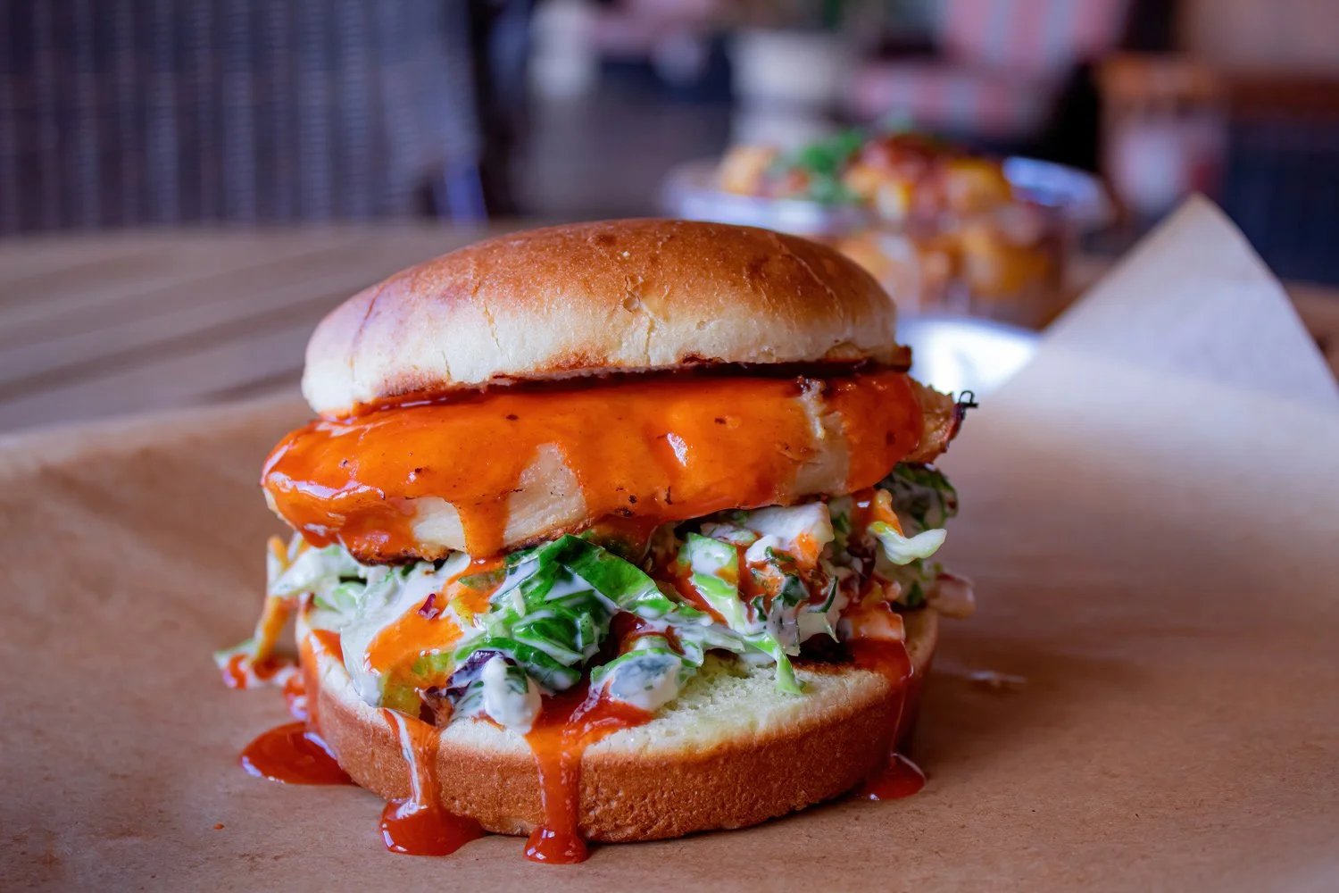 buffalo chicken sandwich colorado springs resort athletic grill food
