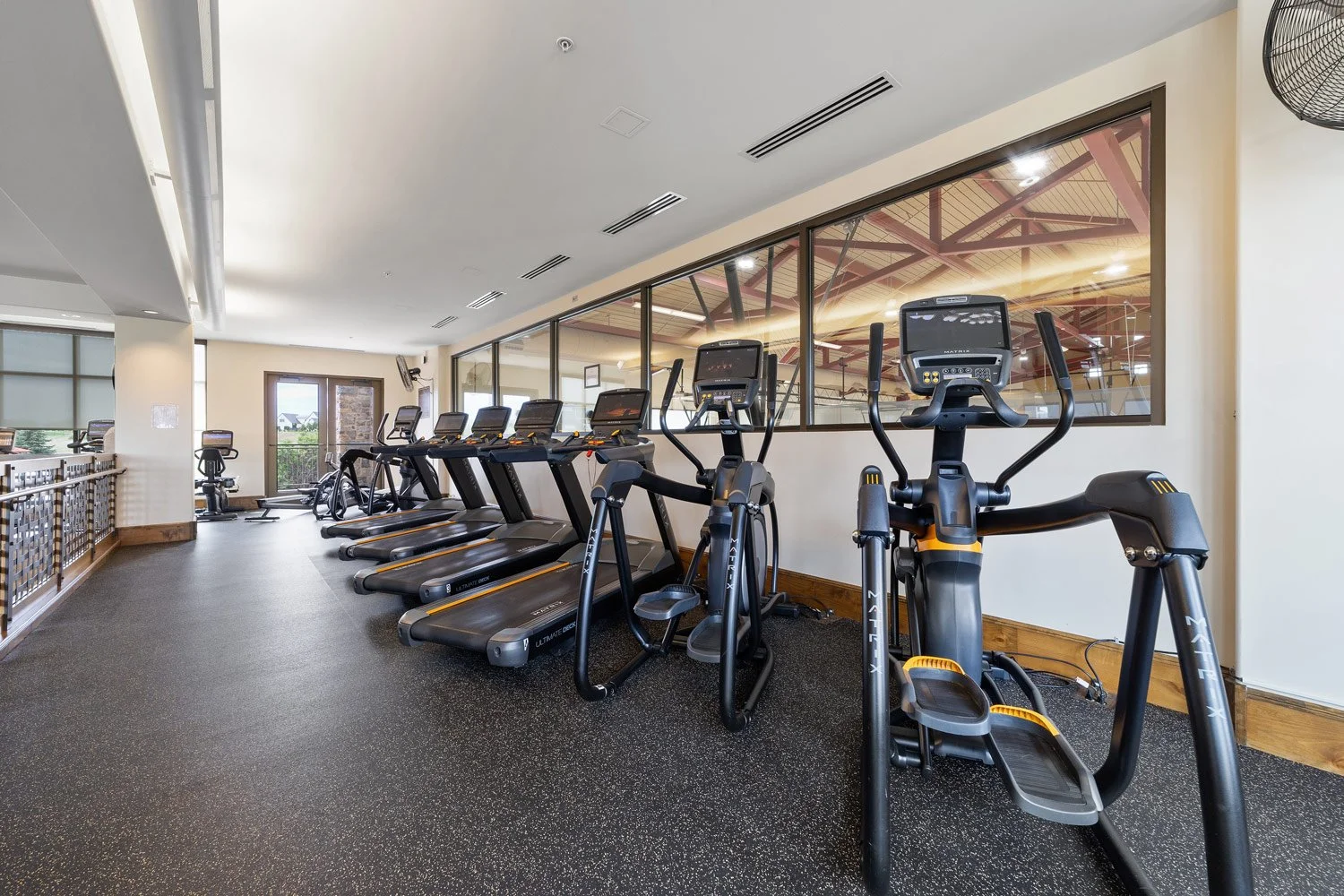 state of the art cardio equipment at the athletic club