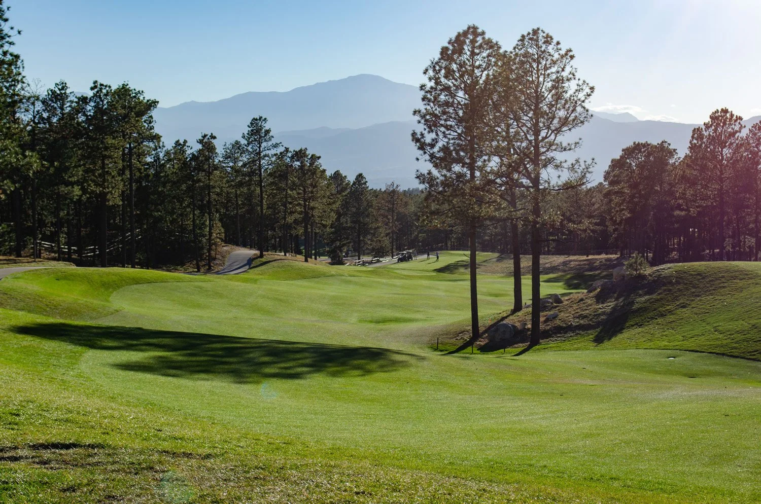 flying horse north golf course with mountain view