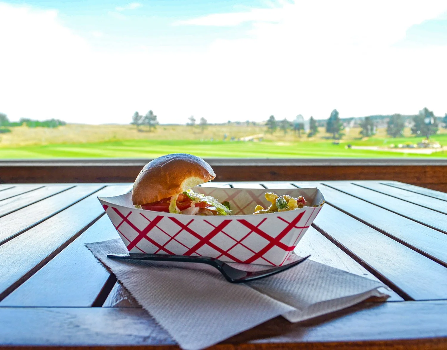 pavilion lunch and views
