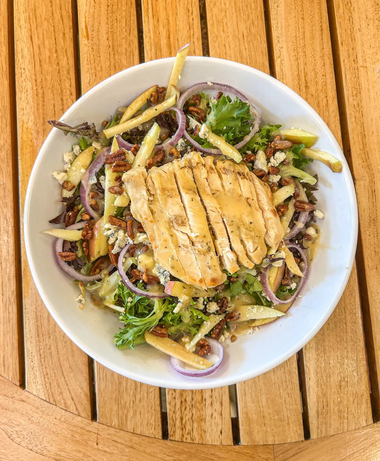 sunny pecan apple chicken salad