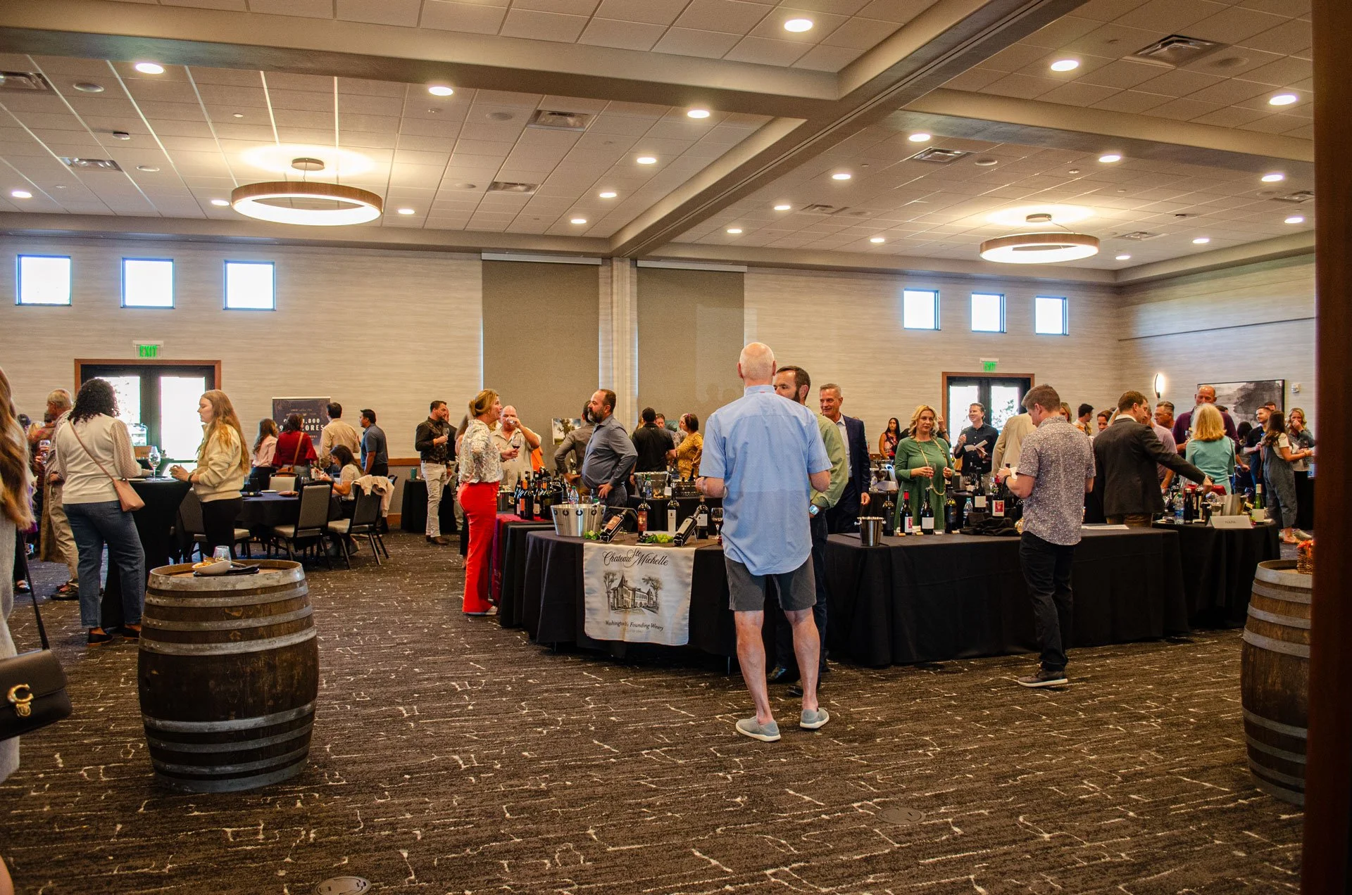 large event in the ballroom