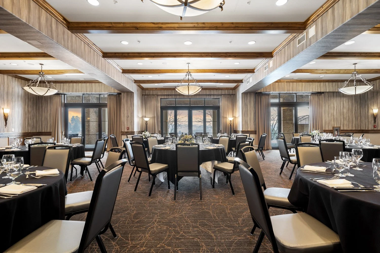 Thomas Blake ballroom banquet setup