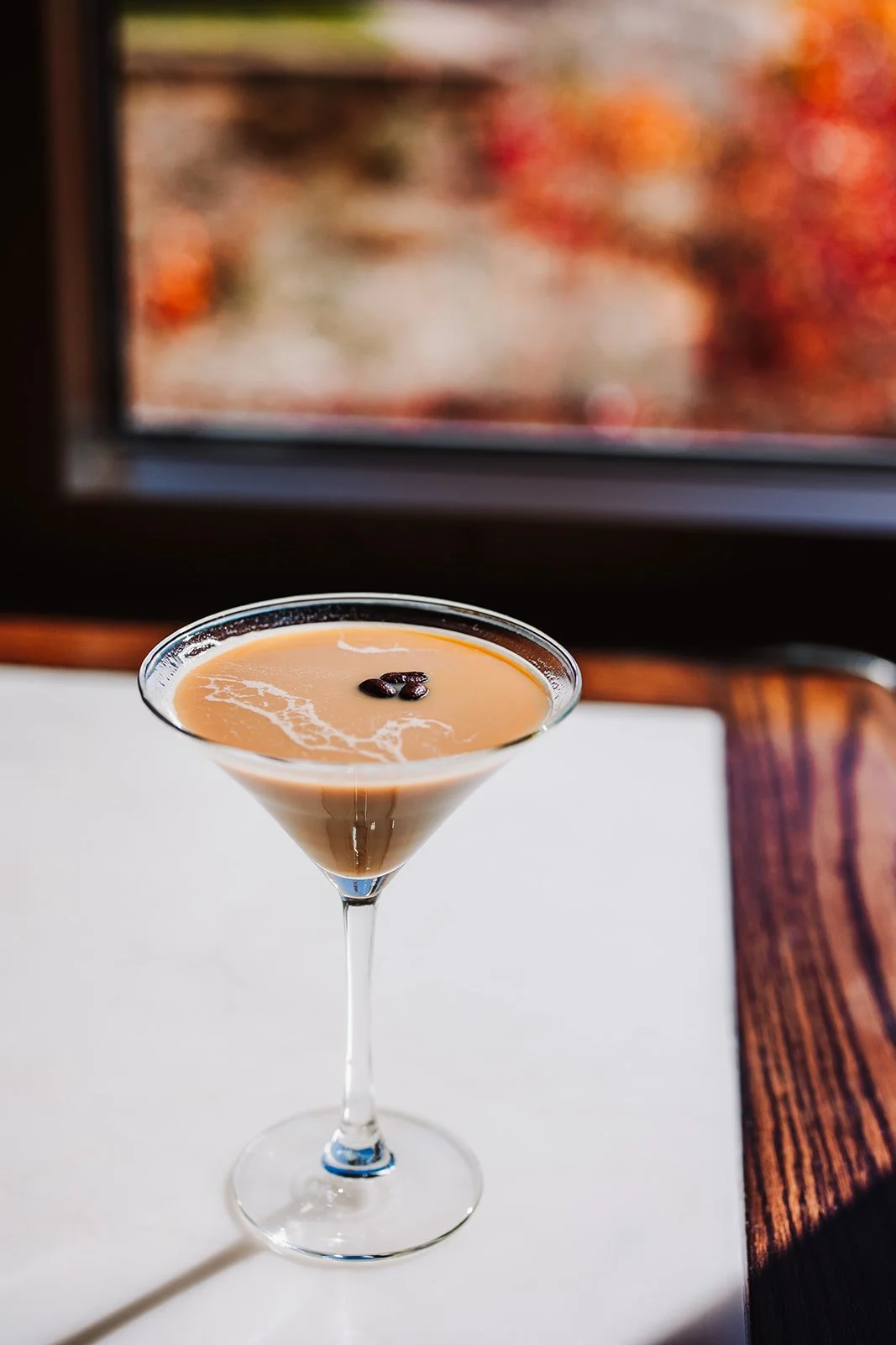 espresso martini at the steakhouse
