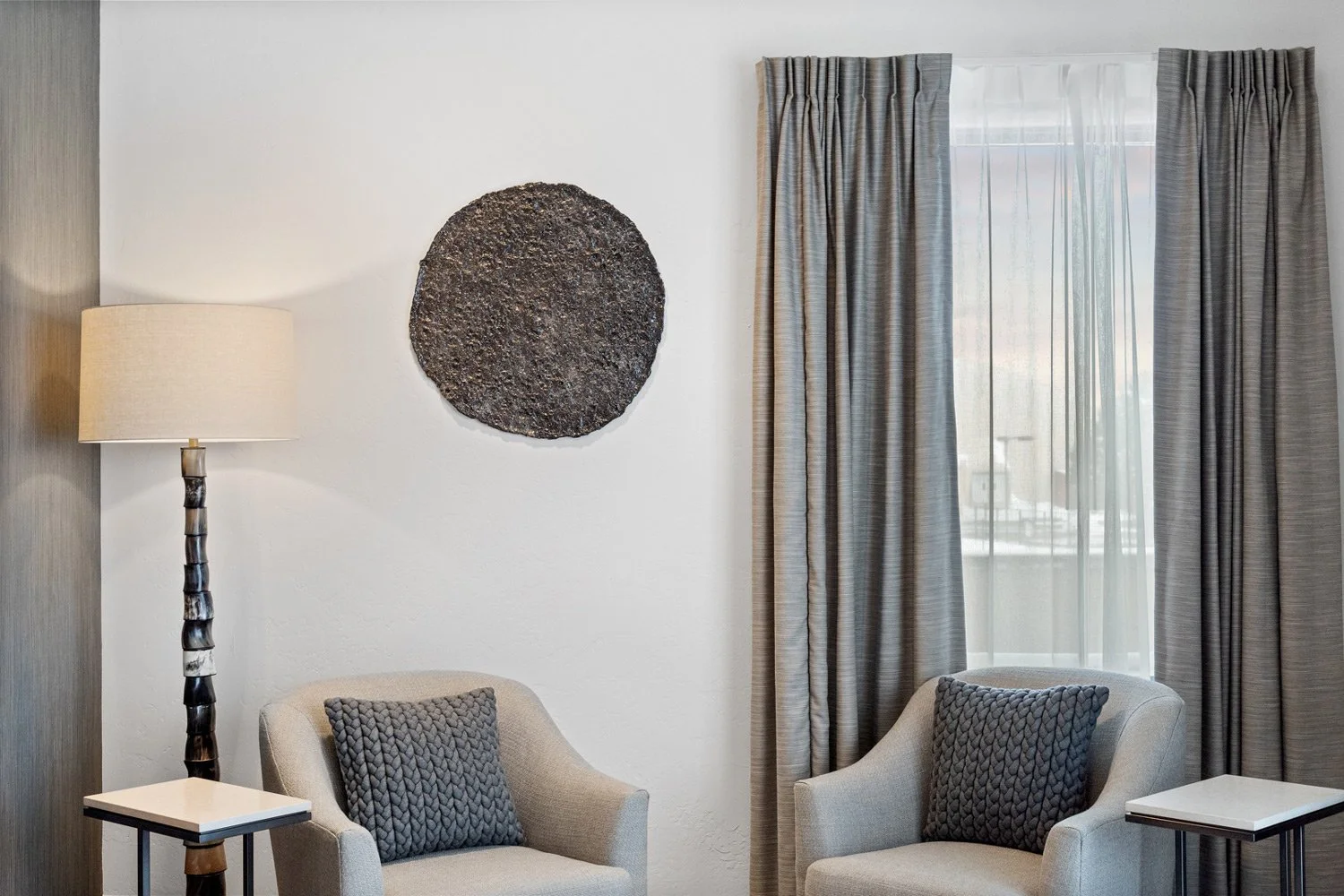 cozy and comfortable reading corner in presidential suite