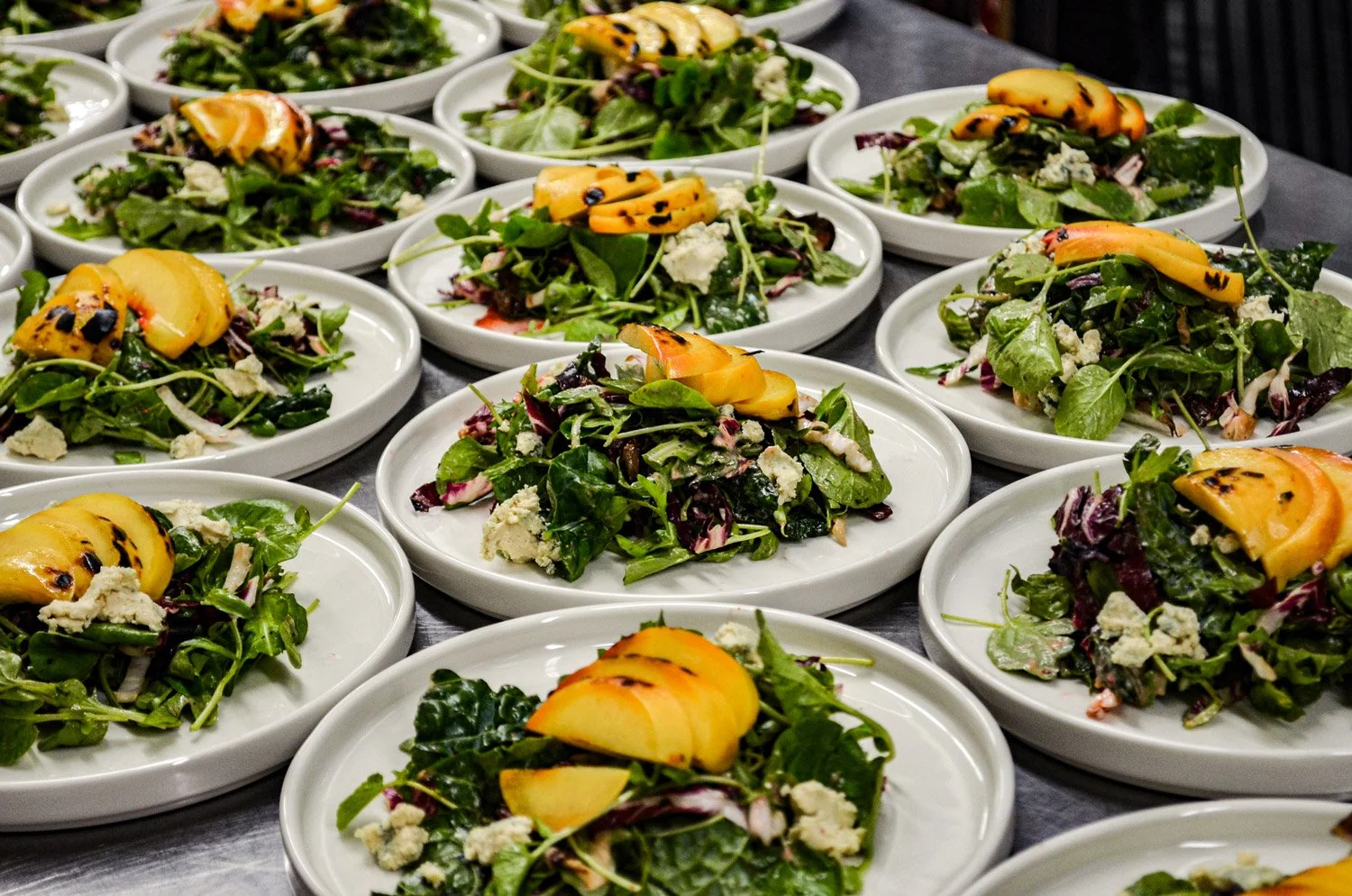 plated salads